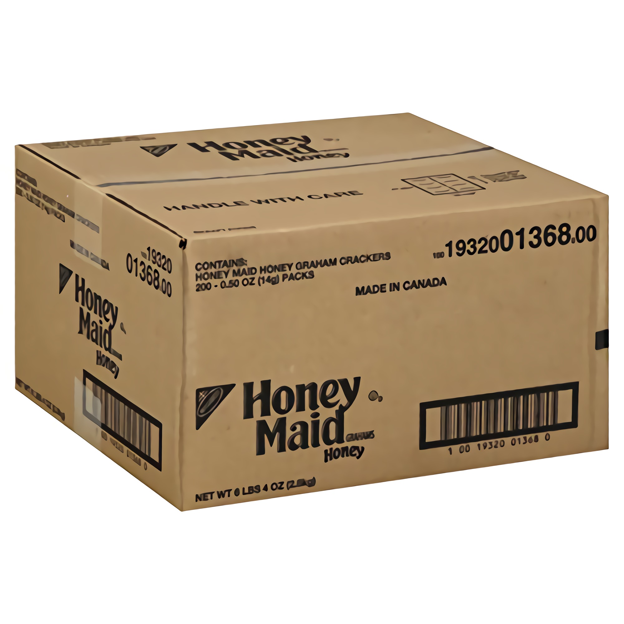 Honey Maid Graham Crackers, Individually Wrapped 0.5 Ounce Packages (Pack of 200) 5