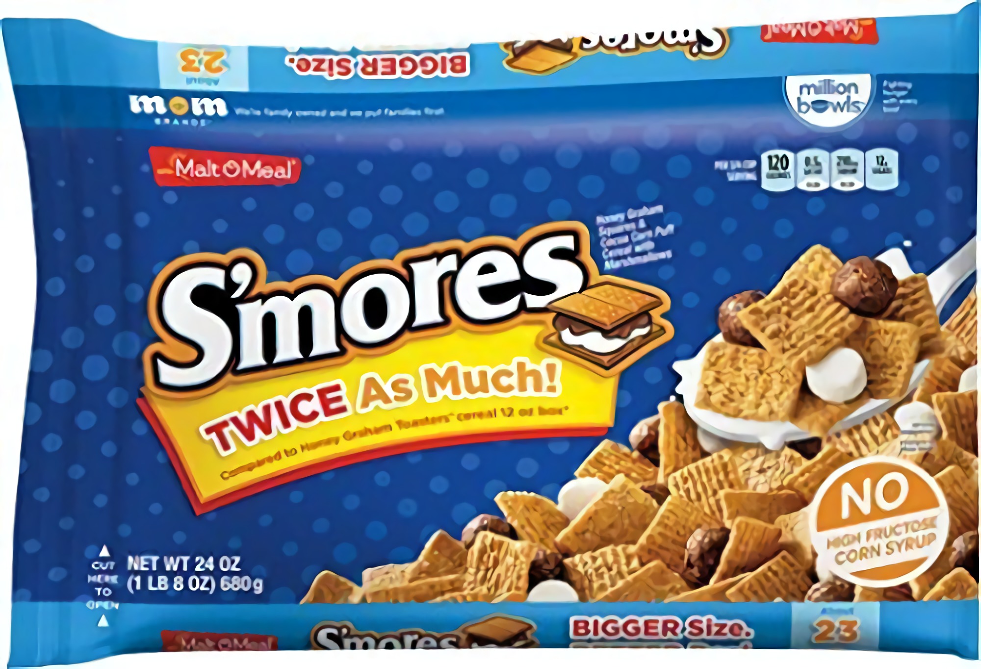 Malt-O-Meal Brand Cereals, Smores, 24-Ounce Bag (Pack of 3) 2