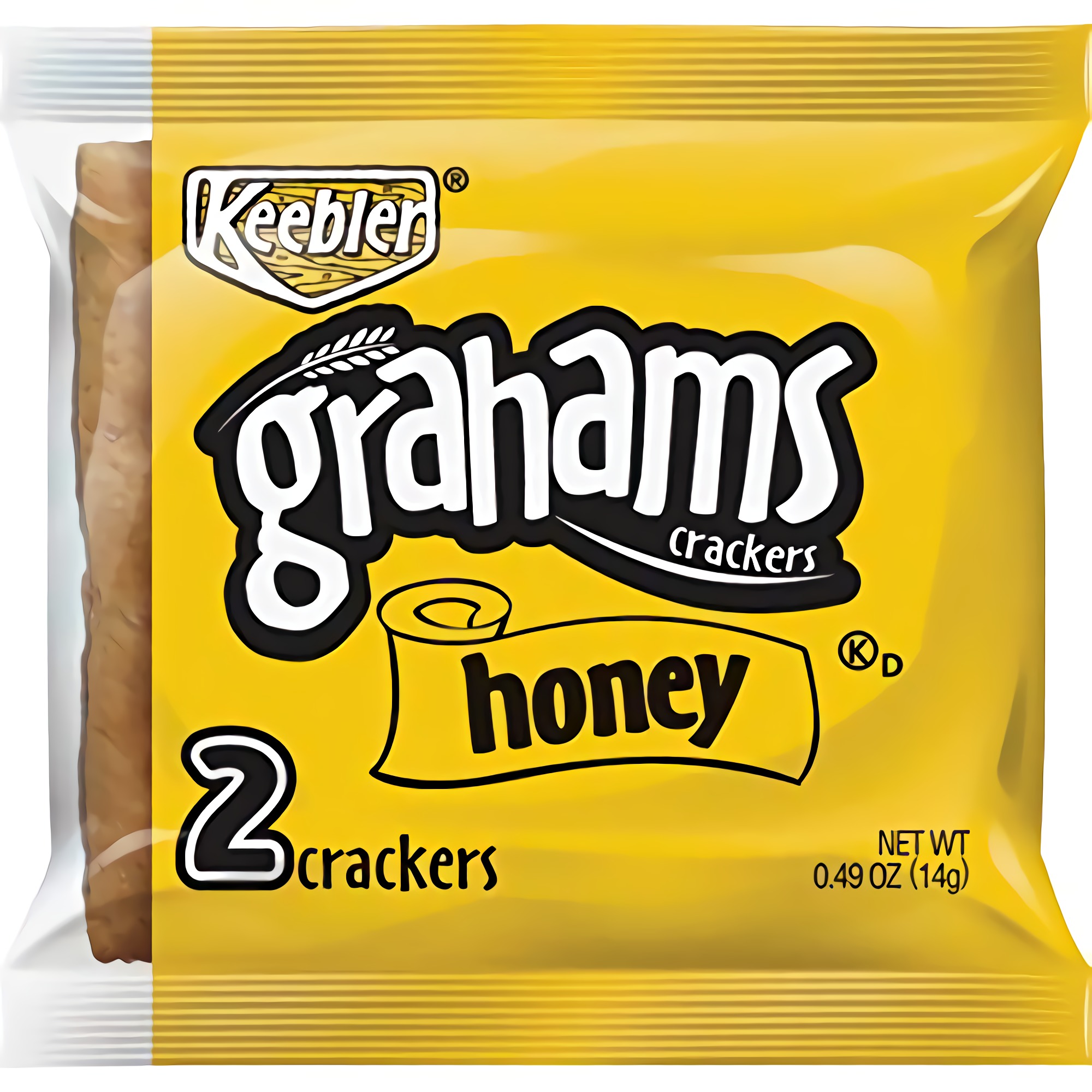 Keebler 38406 Honey Graham Crackers, Whole-Grains, 0.49 Oz., 200Pk/Ct, Ast 2