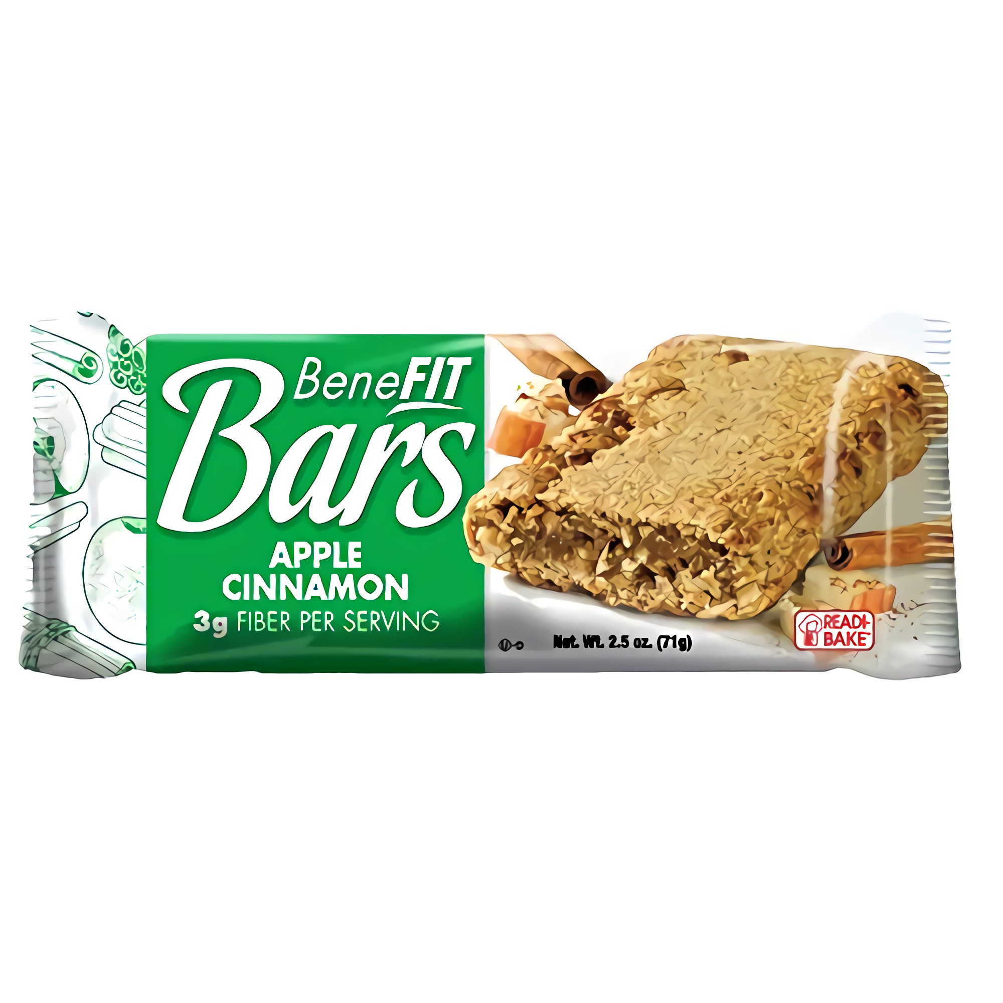 Readi Bake BeneFIT Apple Cinnamon Cookies -- 48 per case. 2