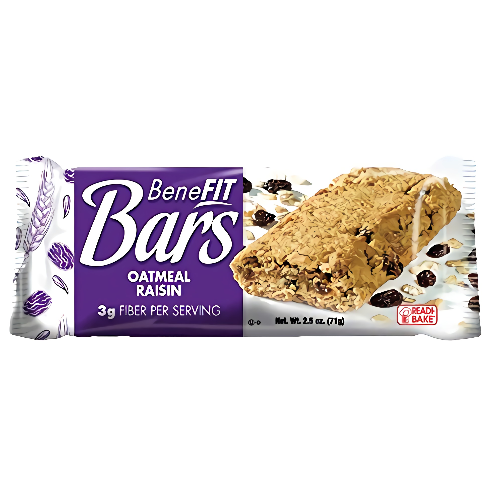 Readi Bake BeneFIT Oatmeal Raisin Cookies -- 48 per case.