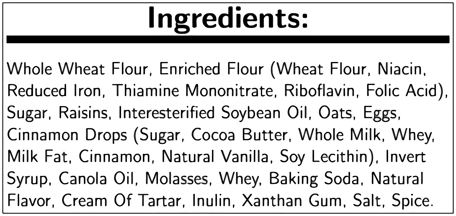 Readi Bake BeneFIT Oatmeal Raisin Cookies -- 48 per case. 4
