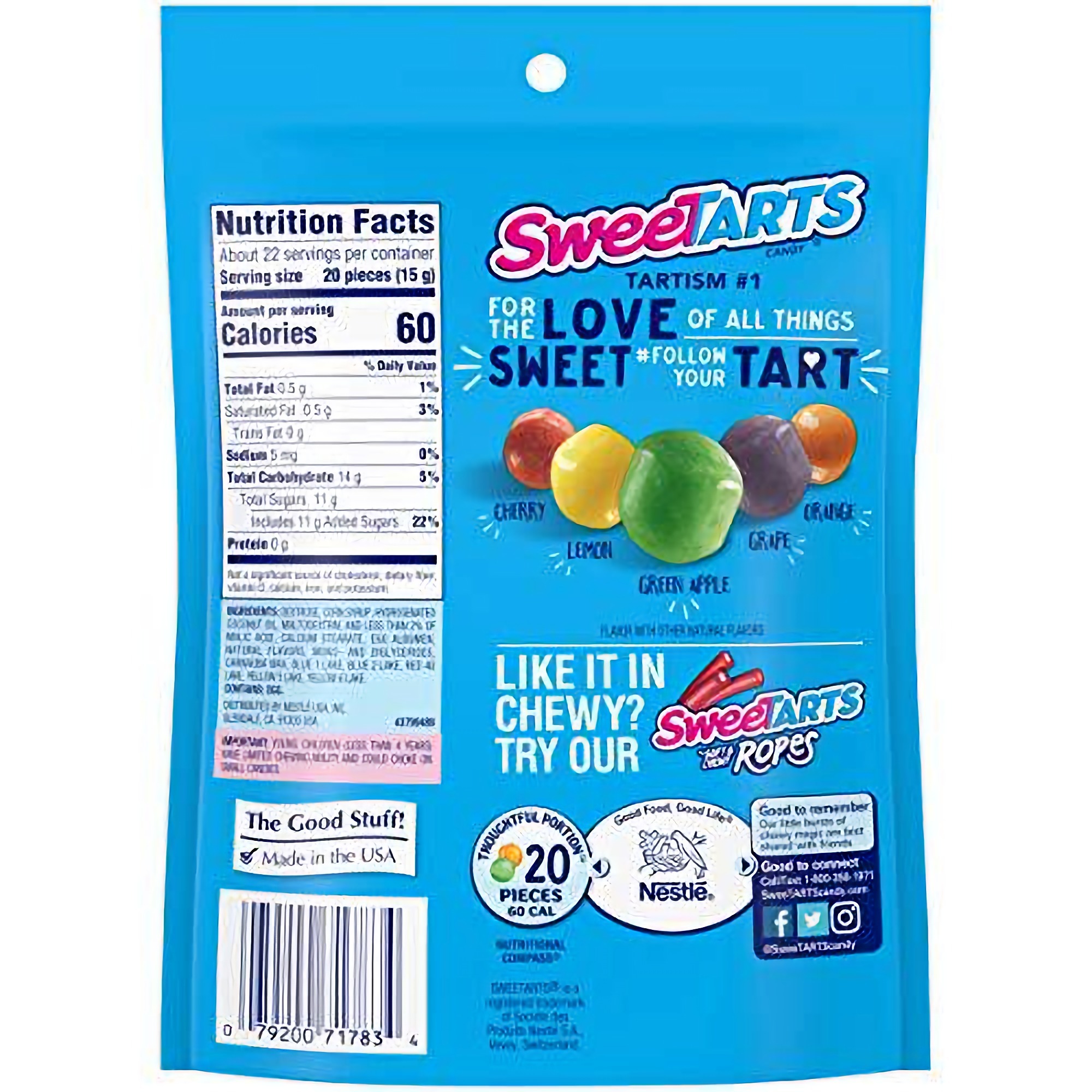 Nestle Mini Chewy Sweetarts 12 ounces (Pack of 8) 3