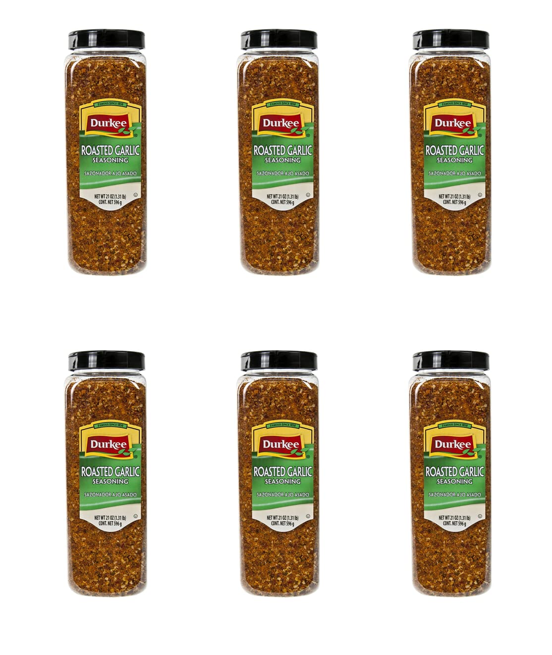 Durkee Roasted Garlic Seasoning  21 Ounce (Pack of 6)