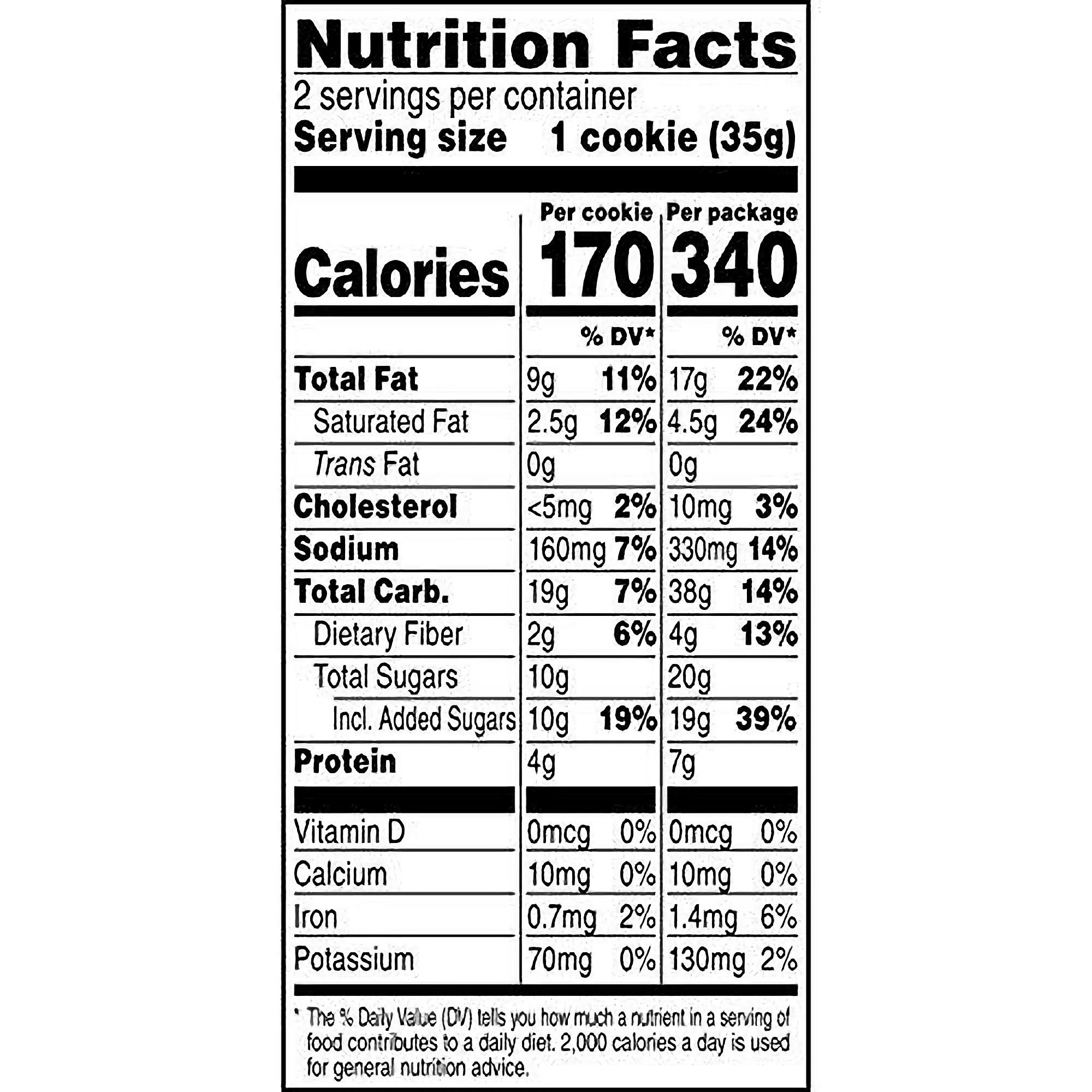 Grandma's Peanut Butter Cookies, 2.5 Ounce (Pack of 60) 5