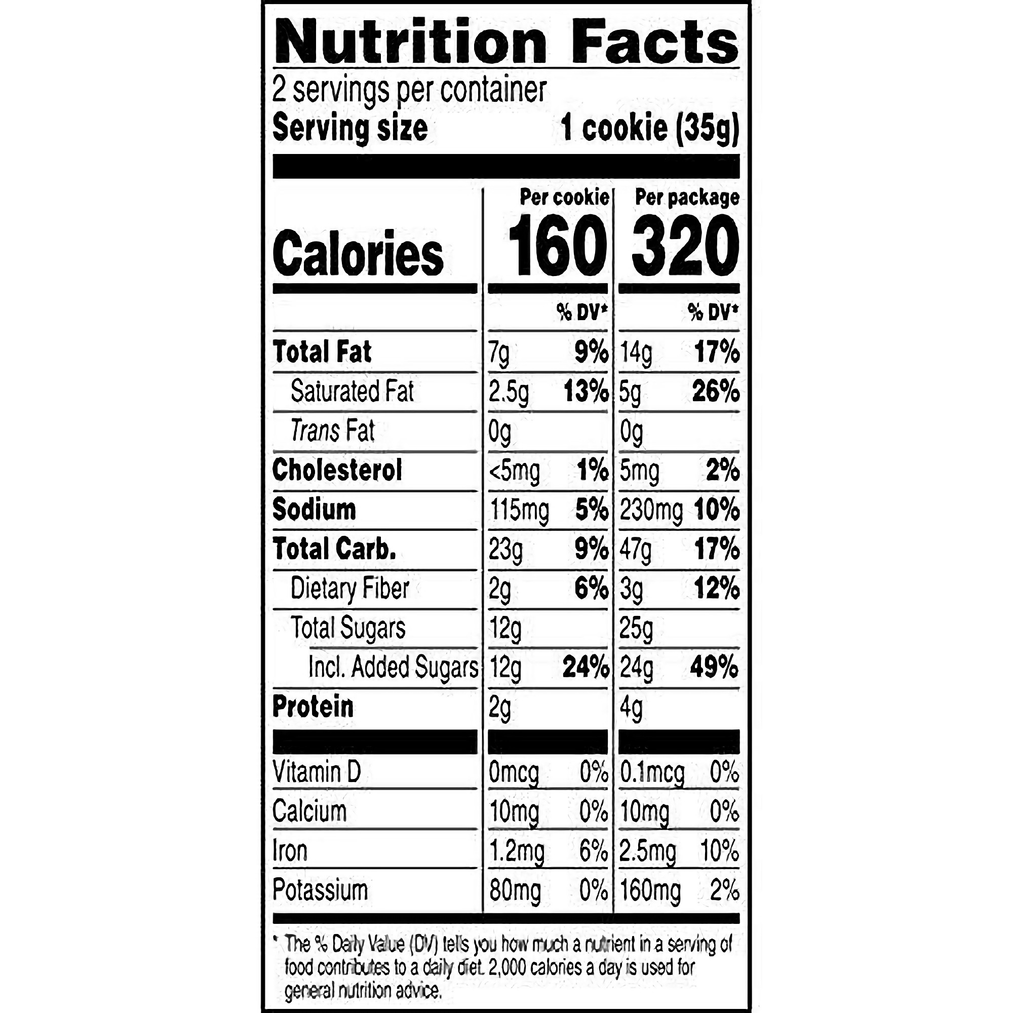 Grandma's Chocolate Brownie Cookies, 2.5 Ounce (Pack of 60) 5