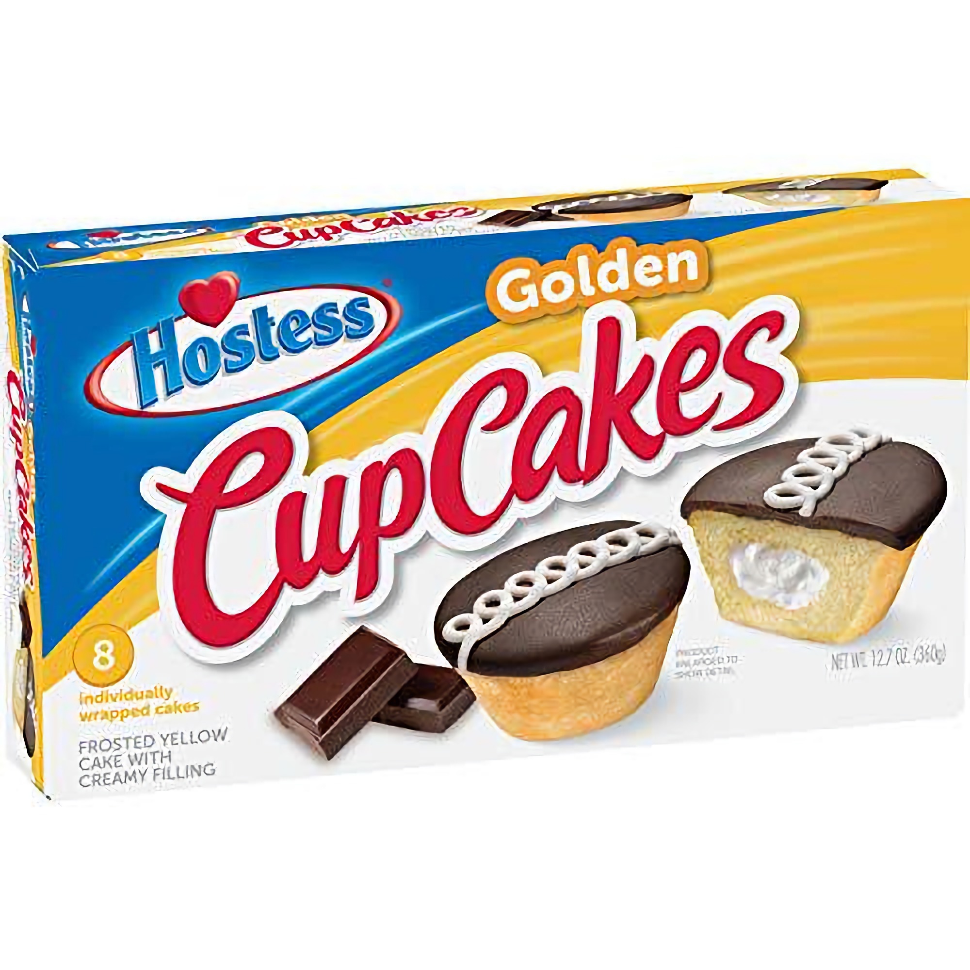 Hostess Golden Cupcakes, 12.7 Oz, 8 Count 2