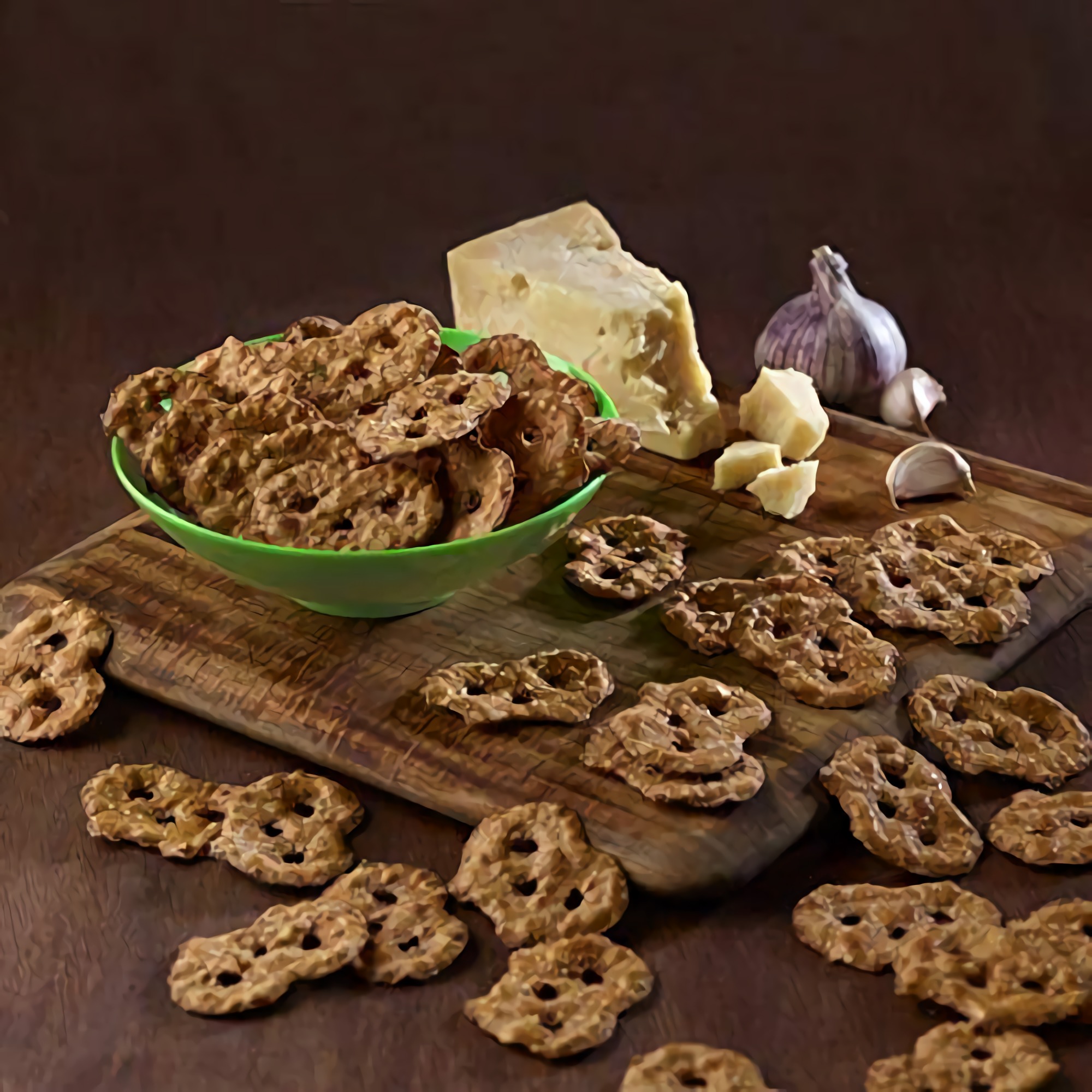 Snack Factory Pretzel Crisps Garlic Parmesan On-the-Go Bag, 3 Oz (Pack of 8) 4