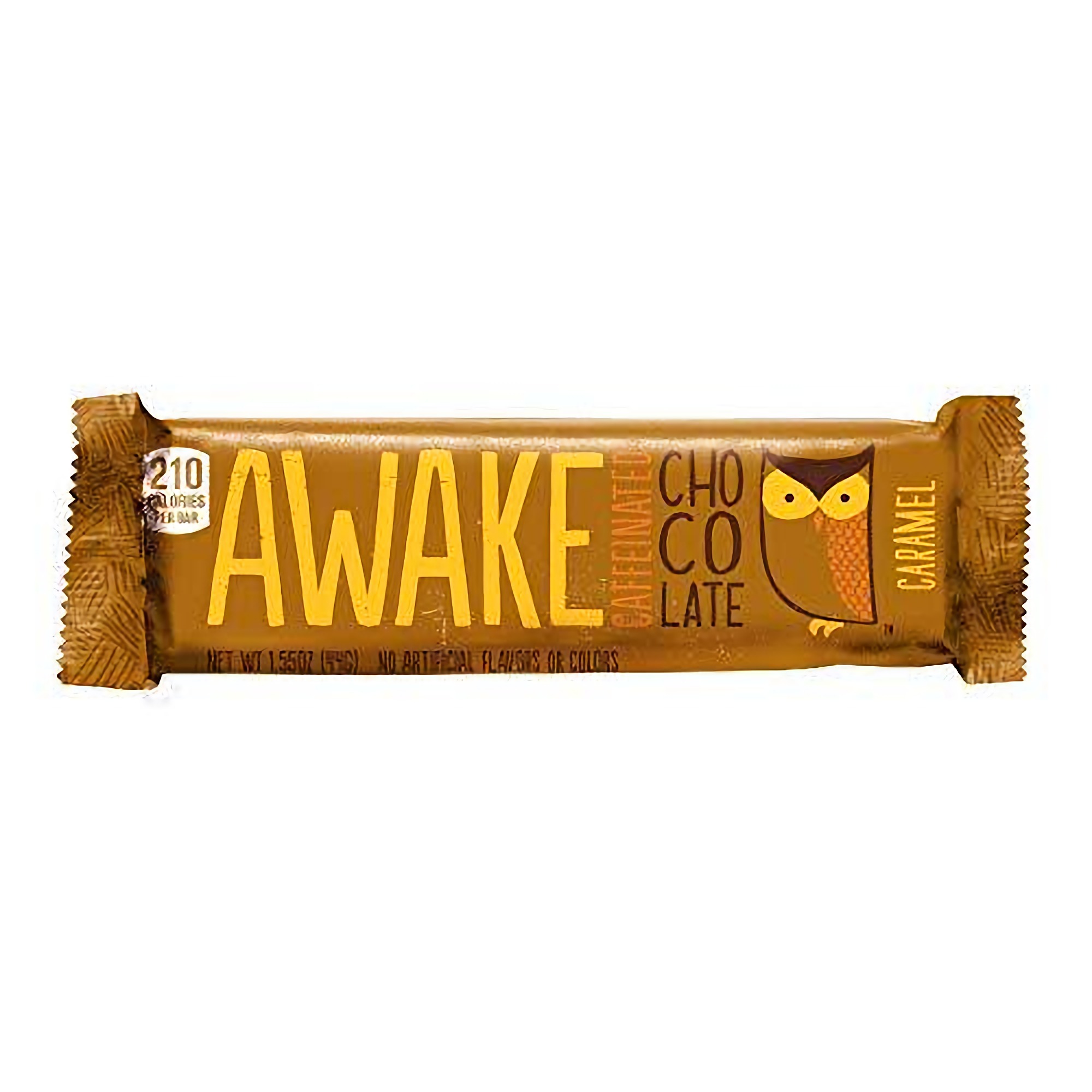 Awake Caffeinated Chocolate Energy Bar, Caramel Chocolate Energy Bar, 1 Bar Equals 1 Cup of Coffee, 12 Bars (18.6 oz) 2