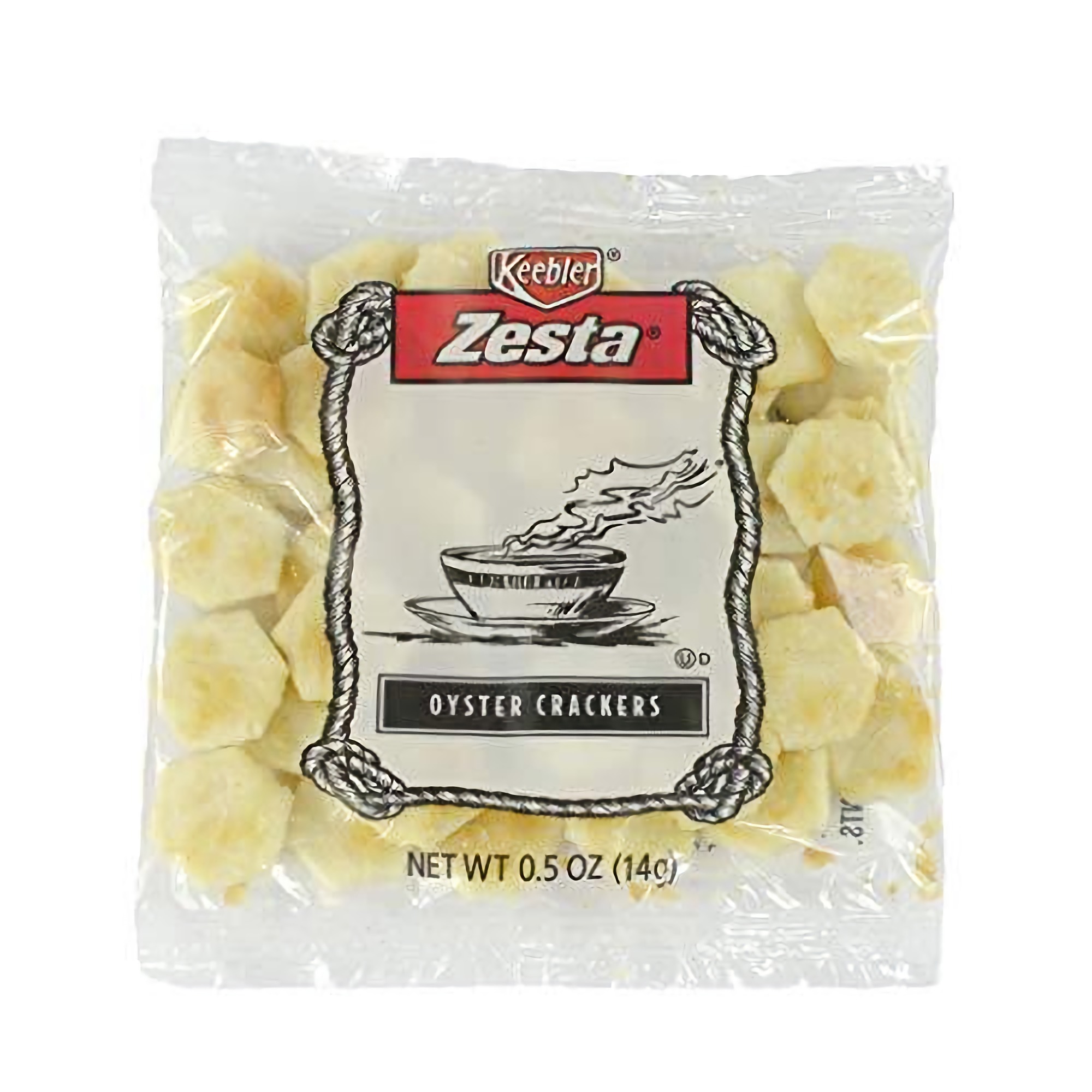 Kellogg's Zesta Oysters Crackers,150/ 0.5 Oz Packages, SMALL