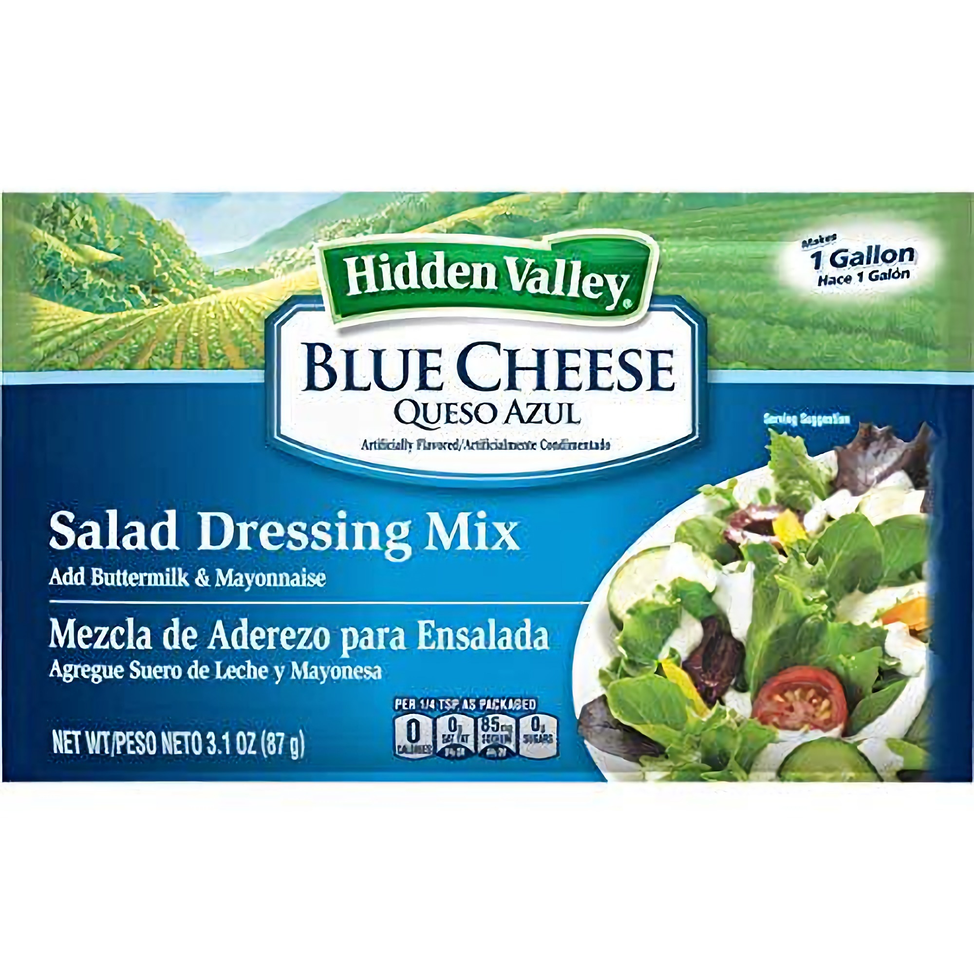 Hidden Valley Blue Cheese Dressing Dry Mix, (3.1 Ounce) 18 packets 2