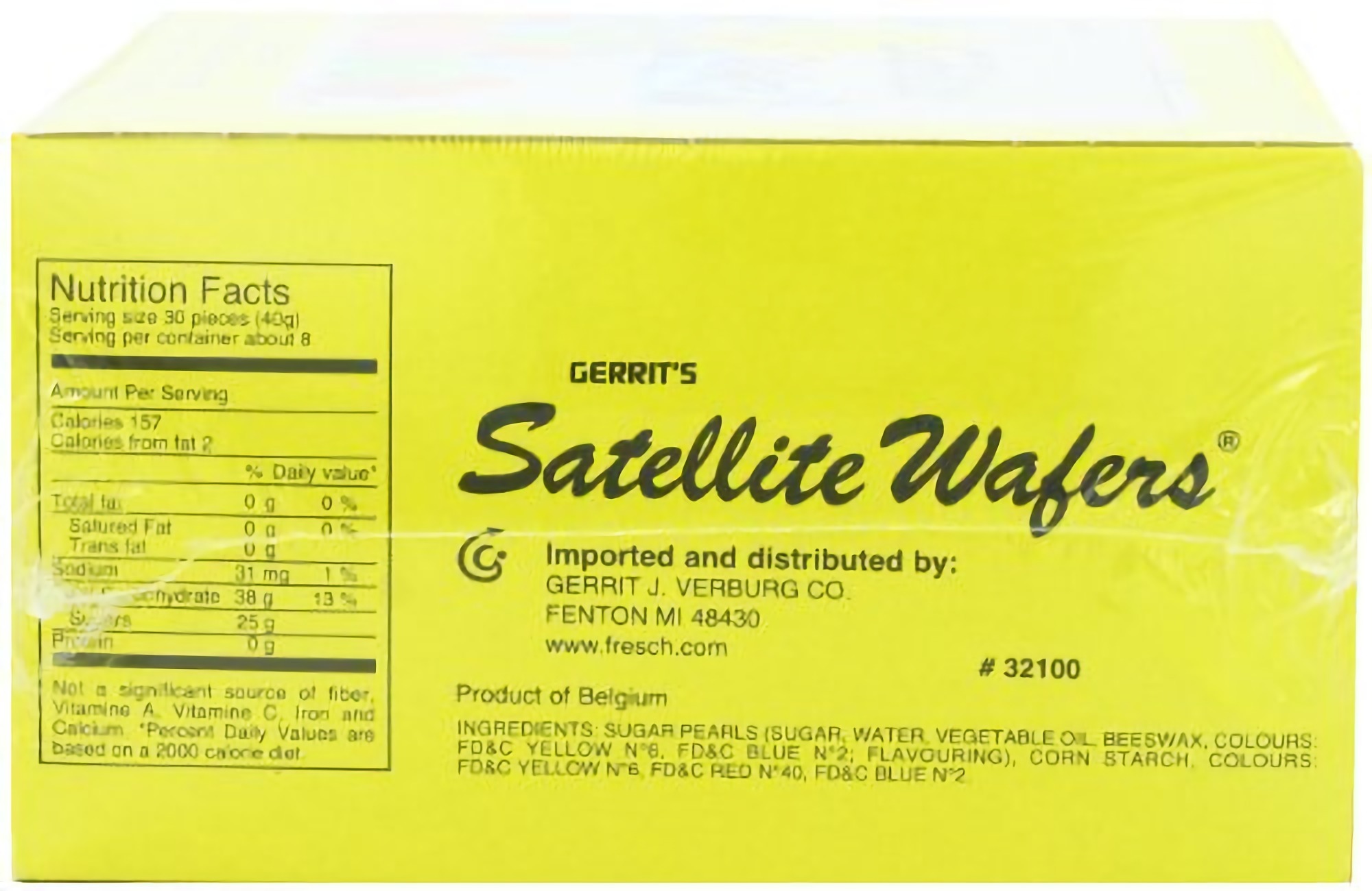 Gerrit's Satellite Wafers, Filled with Assorted Candy Beads, 10.5 Oz. 240-Count Boxes (Pack of 2) 4
