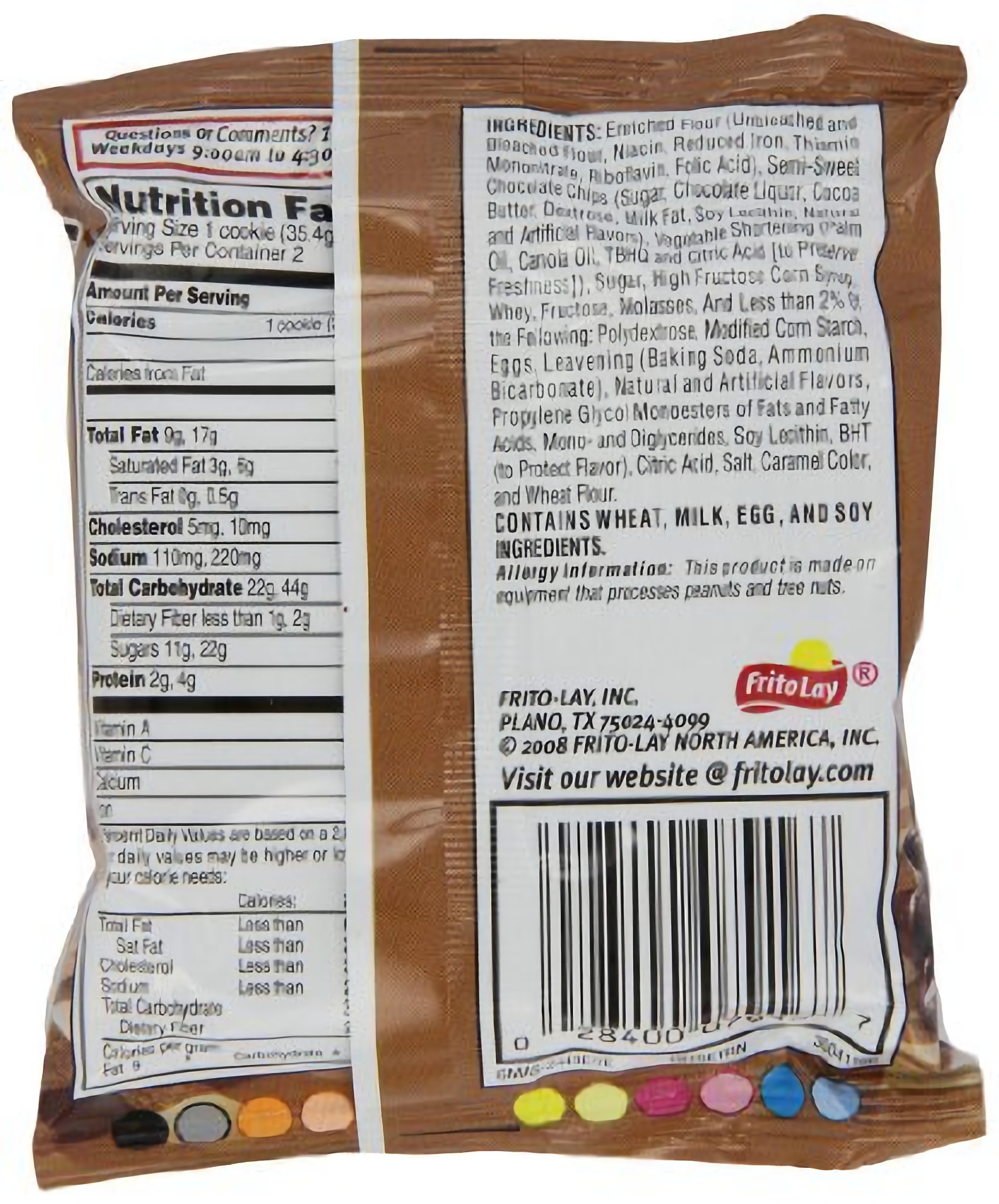 Grandma's Chocolate Chip Cookies - 33 Pks - Total 66 Cookies 3