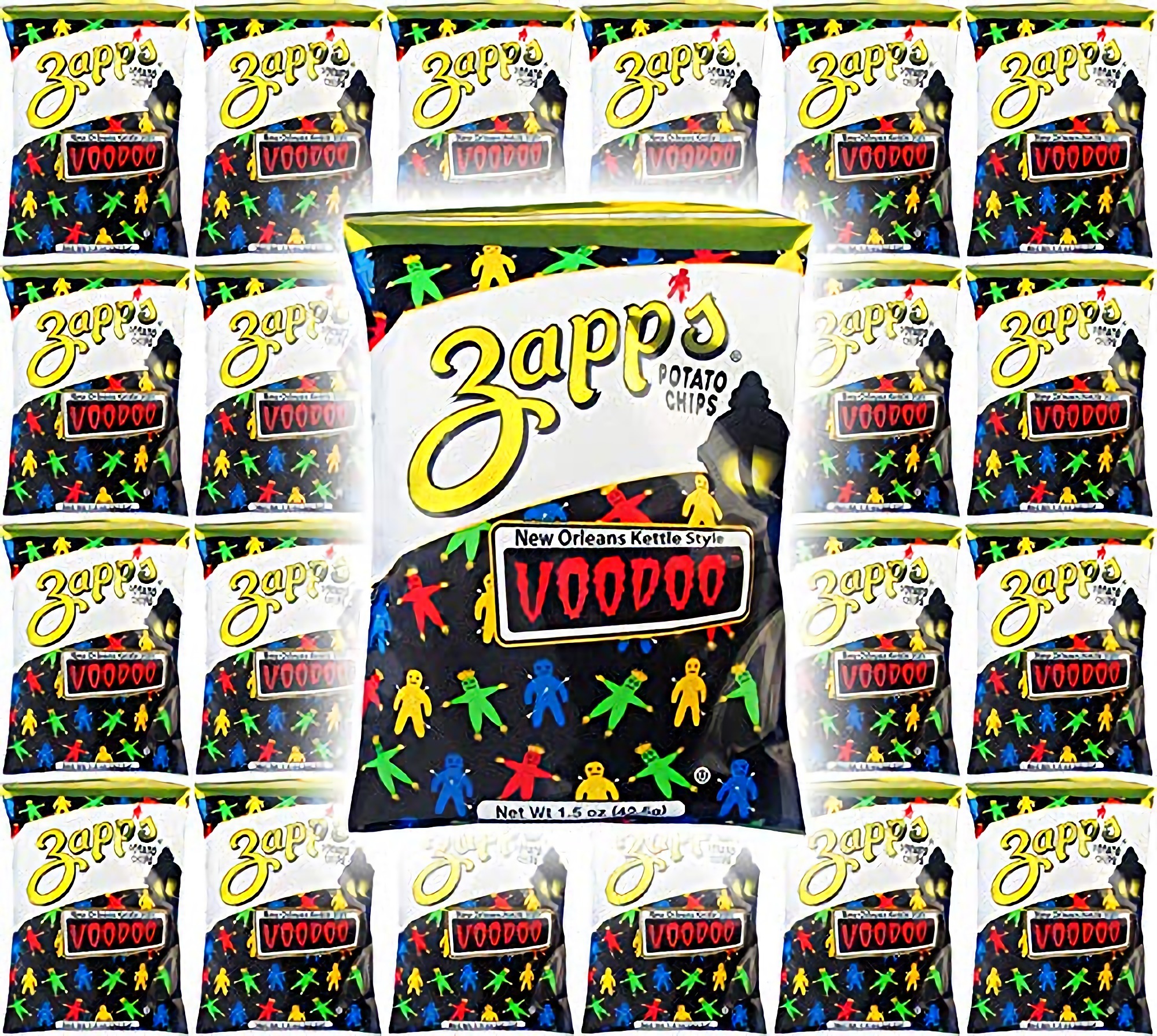 Zapp's Potato Chips, VooDoo New Orleans Kettle Chips, 1.5oz (24 Pack) 2
