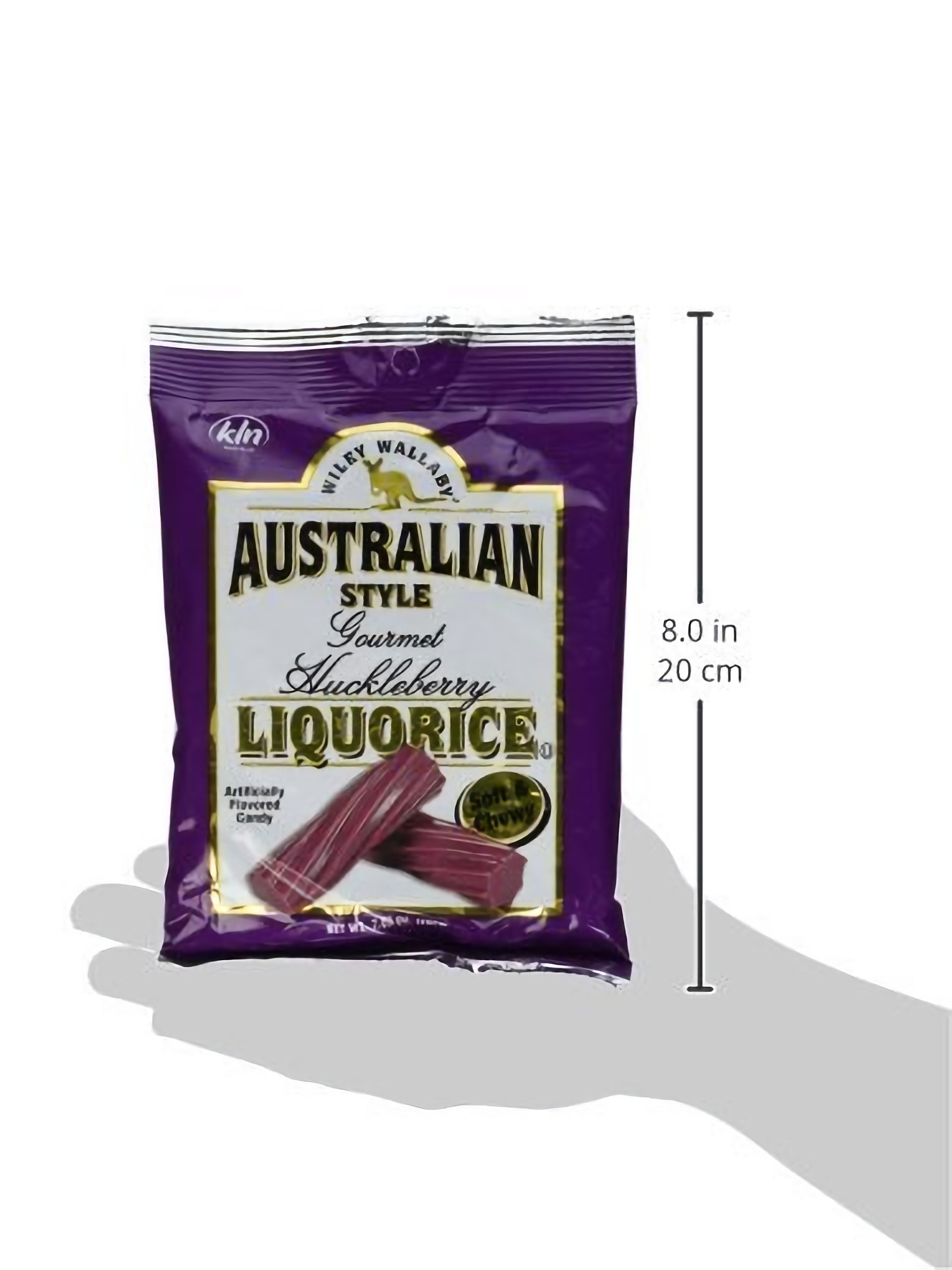 Kenny's Wiley Wallaby Liquorice, Huckleberry, 7.05 ounce (Pack of 12) 4