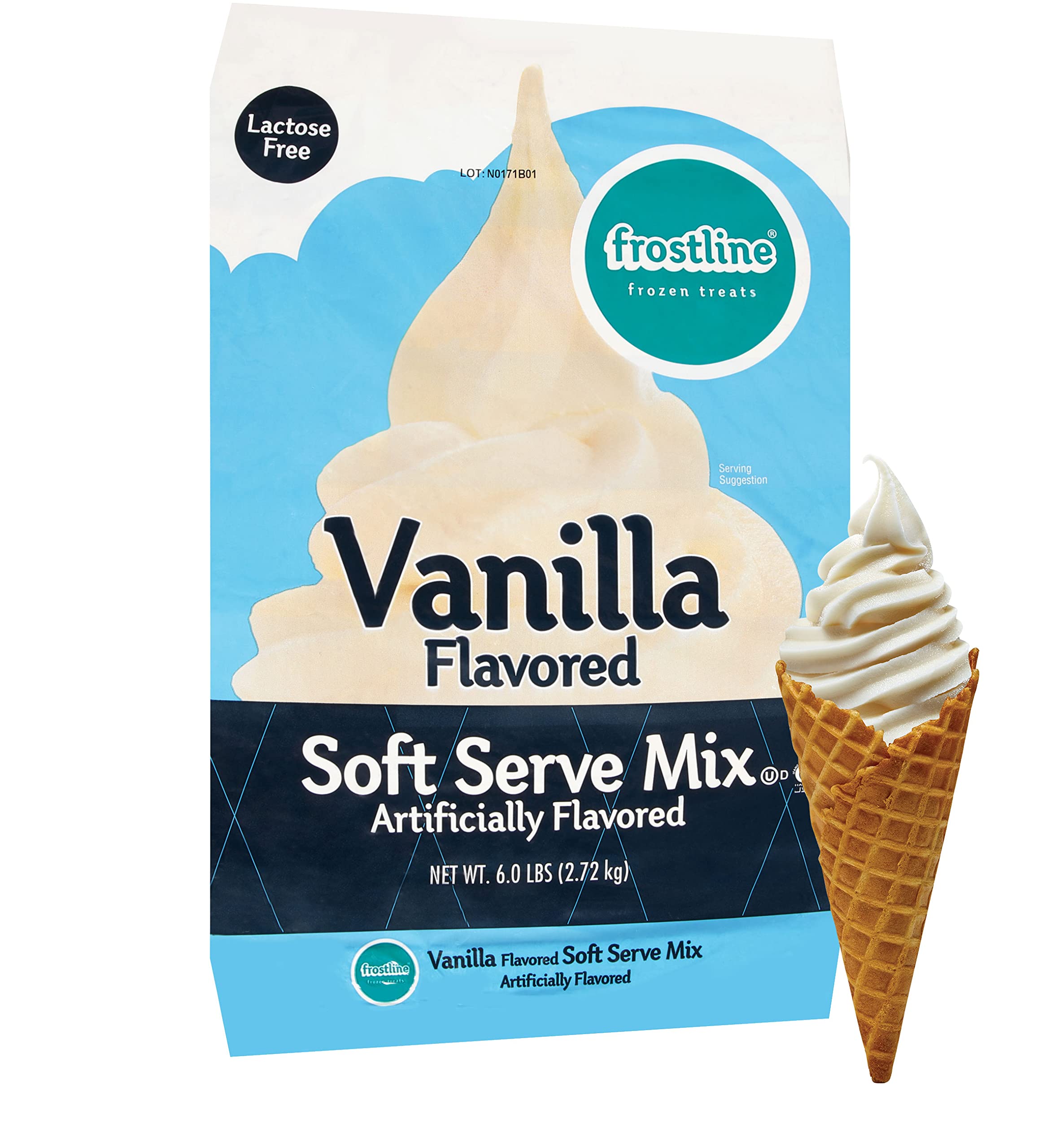 Frostline Vanilla Soft Serve Ice Cream Mix, 6 Pounds 2