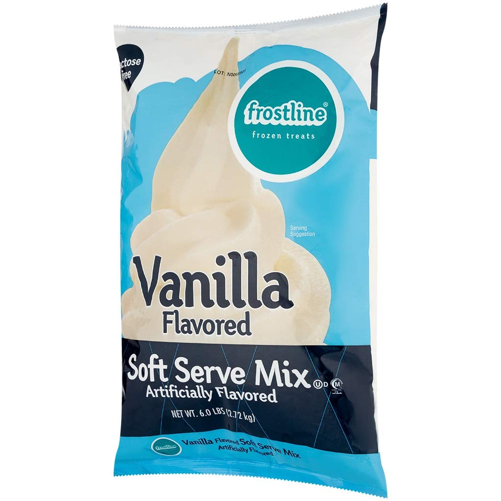Frostline Vanilla Soft Serve Ice Cream Mix, 6 Pounds 3