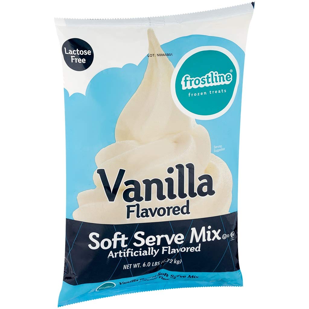 Frostline Vanilla Soft Serve Ice Cream Mix, 6 Pounds 4