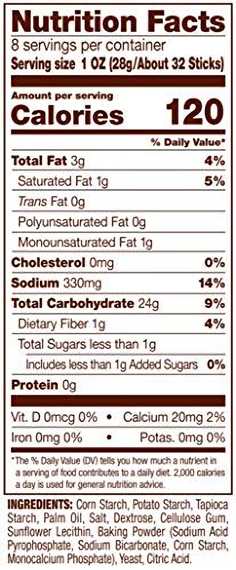 Snyder's of Hanover Gluten Free All Natural Pretzel Sticks 8-oz 4 PK4 3