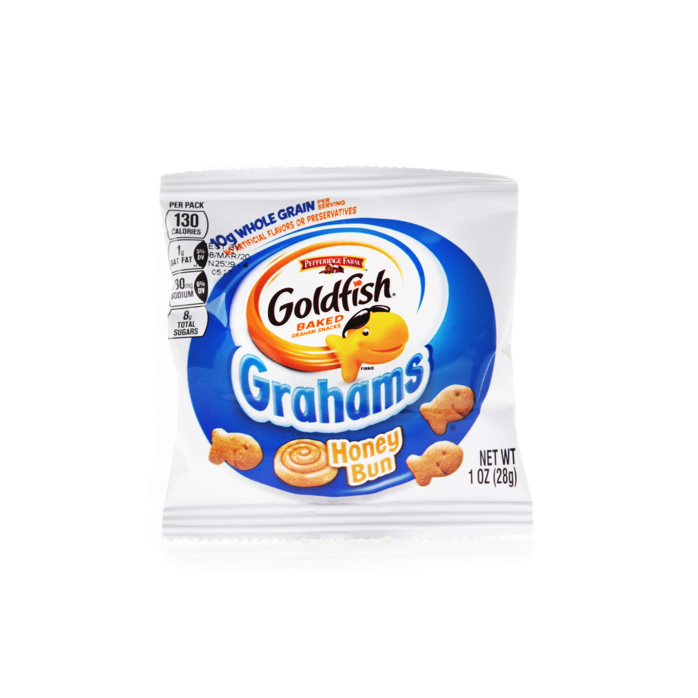 Pepperidge Farm Goldfish Whole Grain Grahams, Honey Bun, 1 Oz, Pack of 300 2