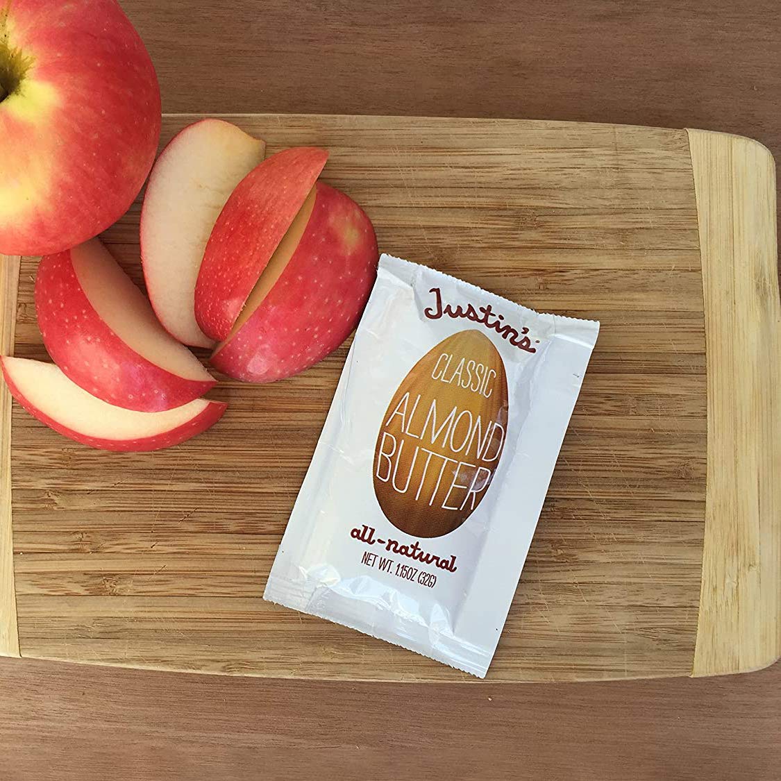 Classic Almond Butter Squeeze Packs by Justin's, Only Two Ingredients, Gluten-free, Non-GMO, Vegan, Sustainably Sourced, 5