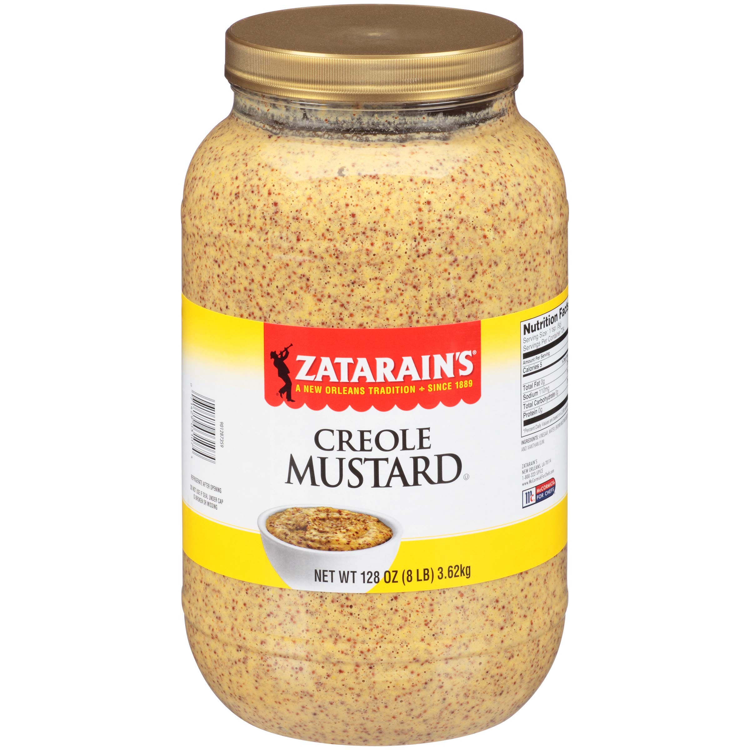 Zatarain's Creole Mustard, 8 lbs