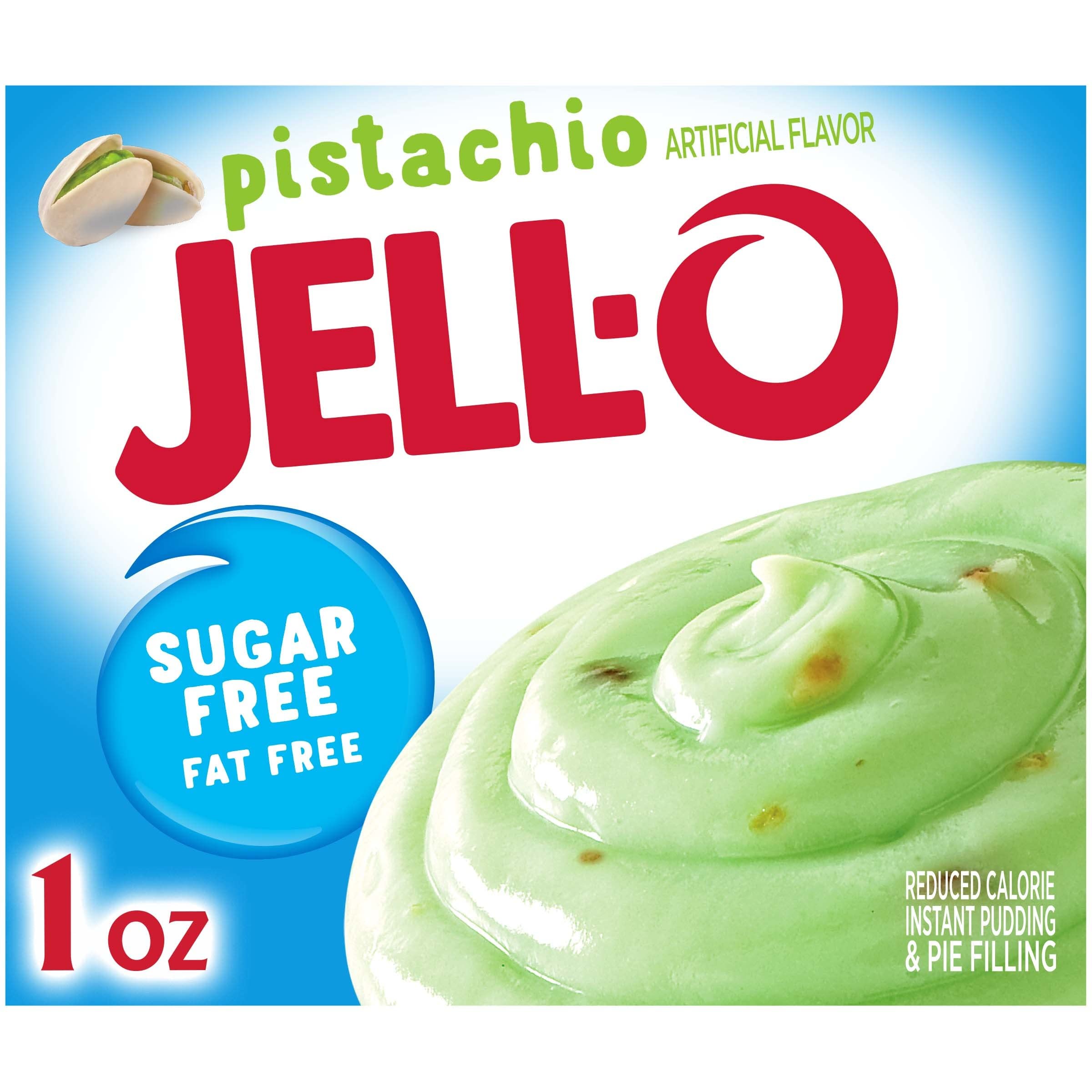Jell-O Pistachio Sugar Free & Fat Free Instant Pudding & Pie Filling Mix (24 ct Pack, 1 oz Boxes) 2