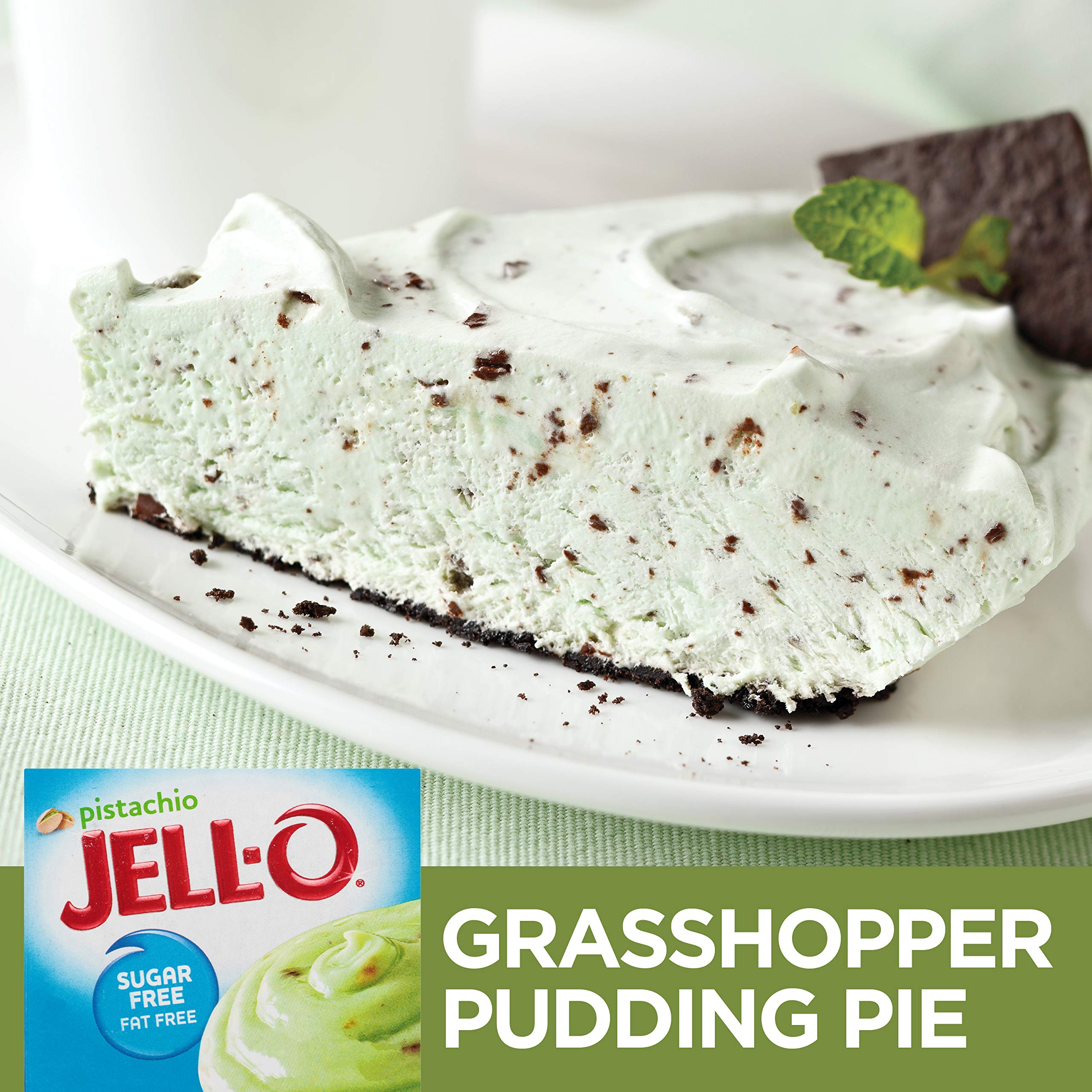 Jell-O Pistachio Sugar Free & Fat Free Instant Pudding & Pie Filling Mix (24 ct Pack, 1 oz Boxes) 4