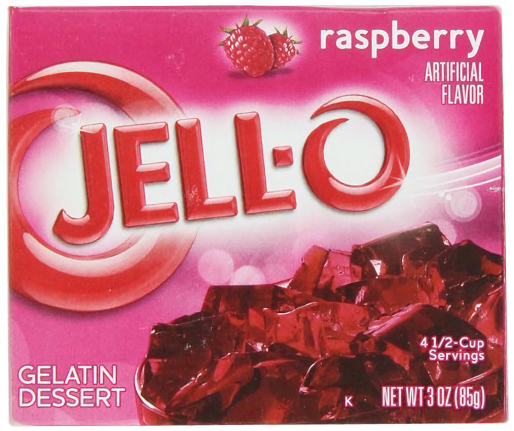 Jell-O Gelatin Dessert, Raspberry, 3-Ounce Boxes (Pack of 24) 2