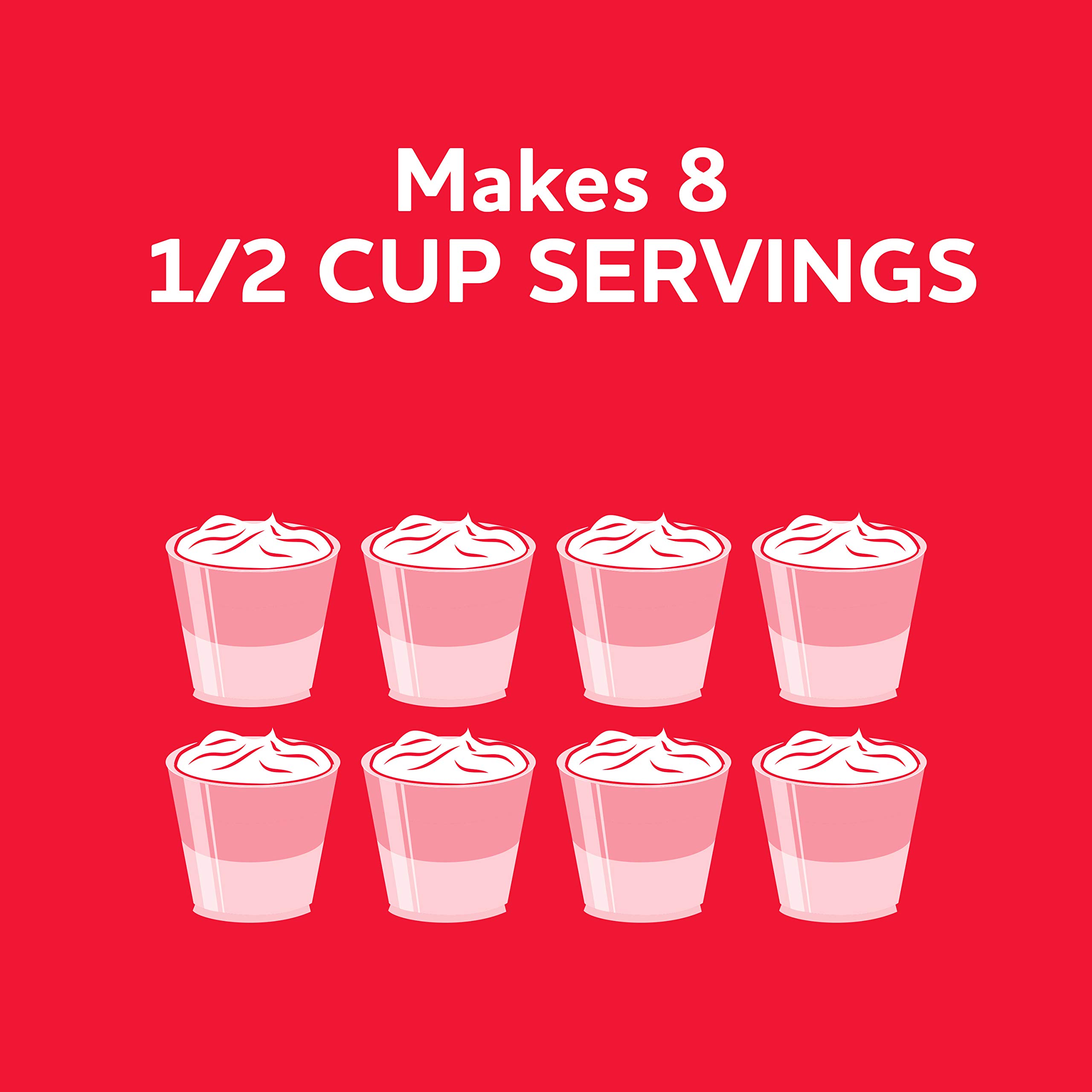 JELL-O Strawberry Gelatin Dessert Mix (6 oz Boxes, Pack of 24) 5