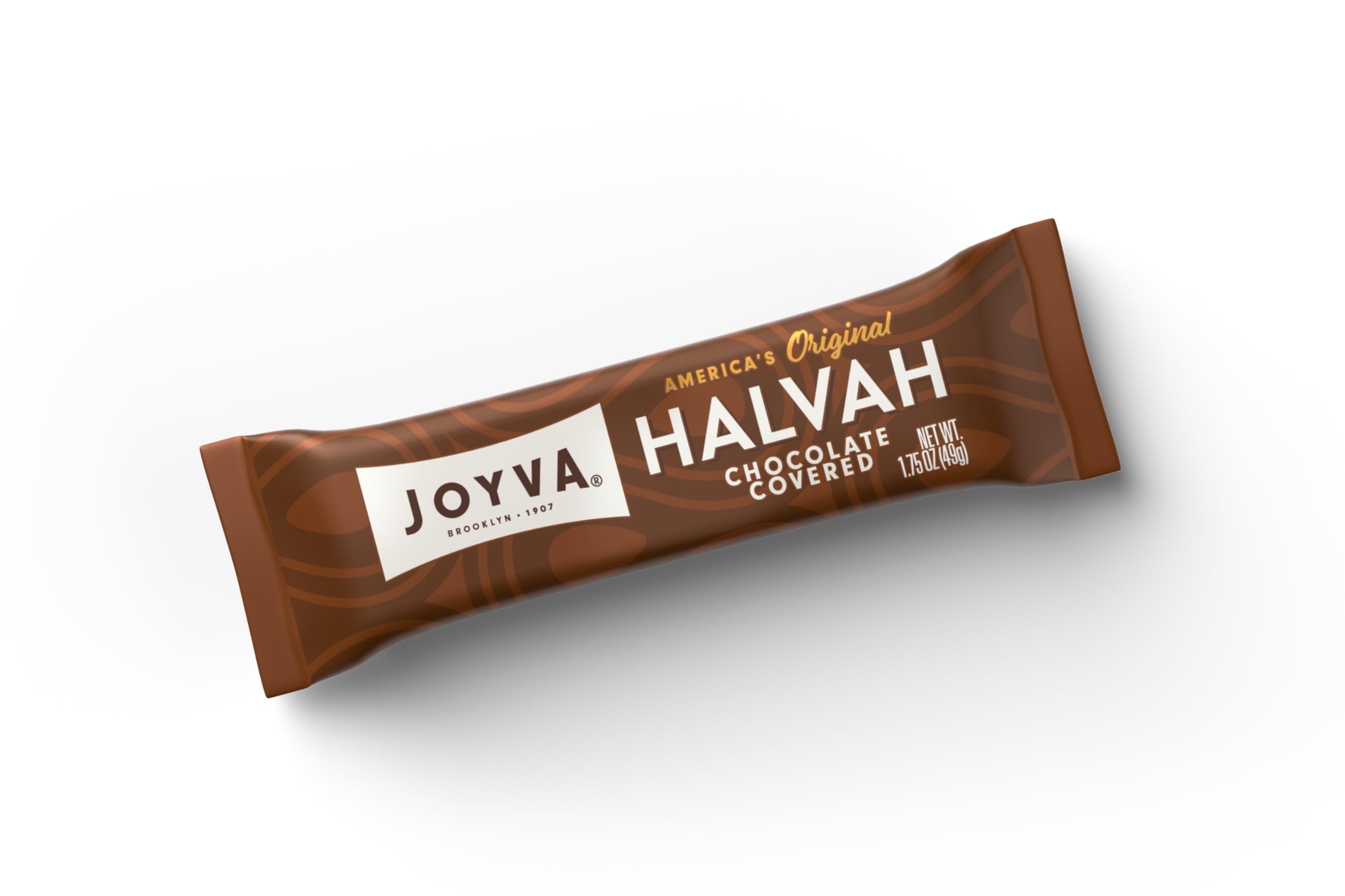 Joyva Halvah Bars - 1.75 oz, 36-count box | Kosher, Parve, Gluten Free, Dairy Free | Chocolate Covered 3