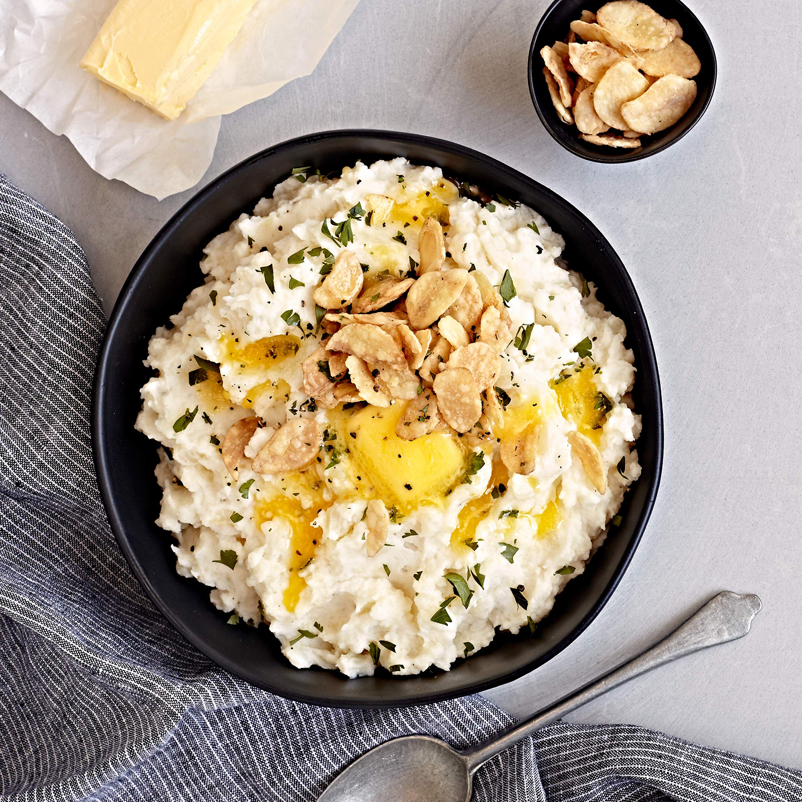 Fresh Gourmet Crispy Lightly Seasoned Crispy Garlic |Low Carb | Crunchy Snack and Salad Topper, 3 Ounce (Pack of 6) 4