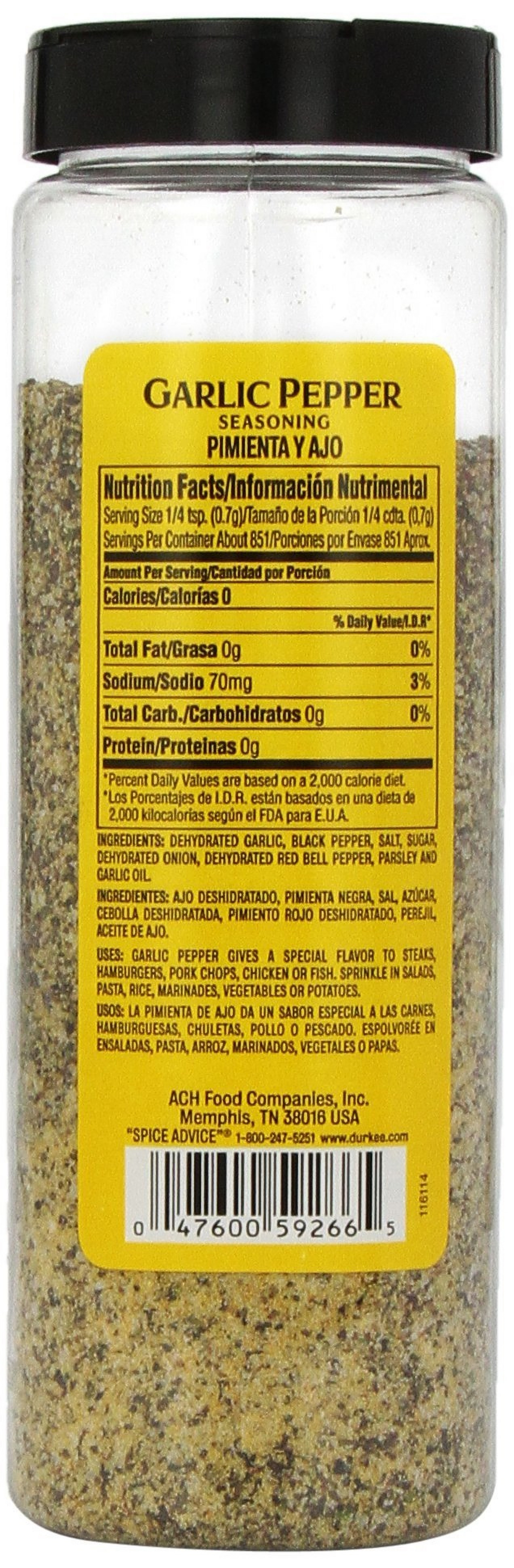 Durkee Garlic Pepper Seasoning, 21 Ounce Container 3