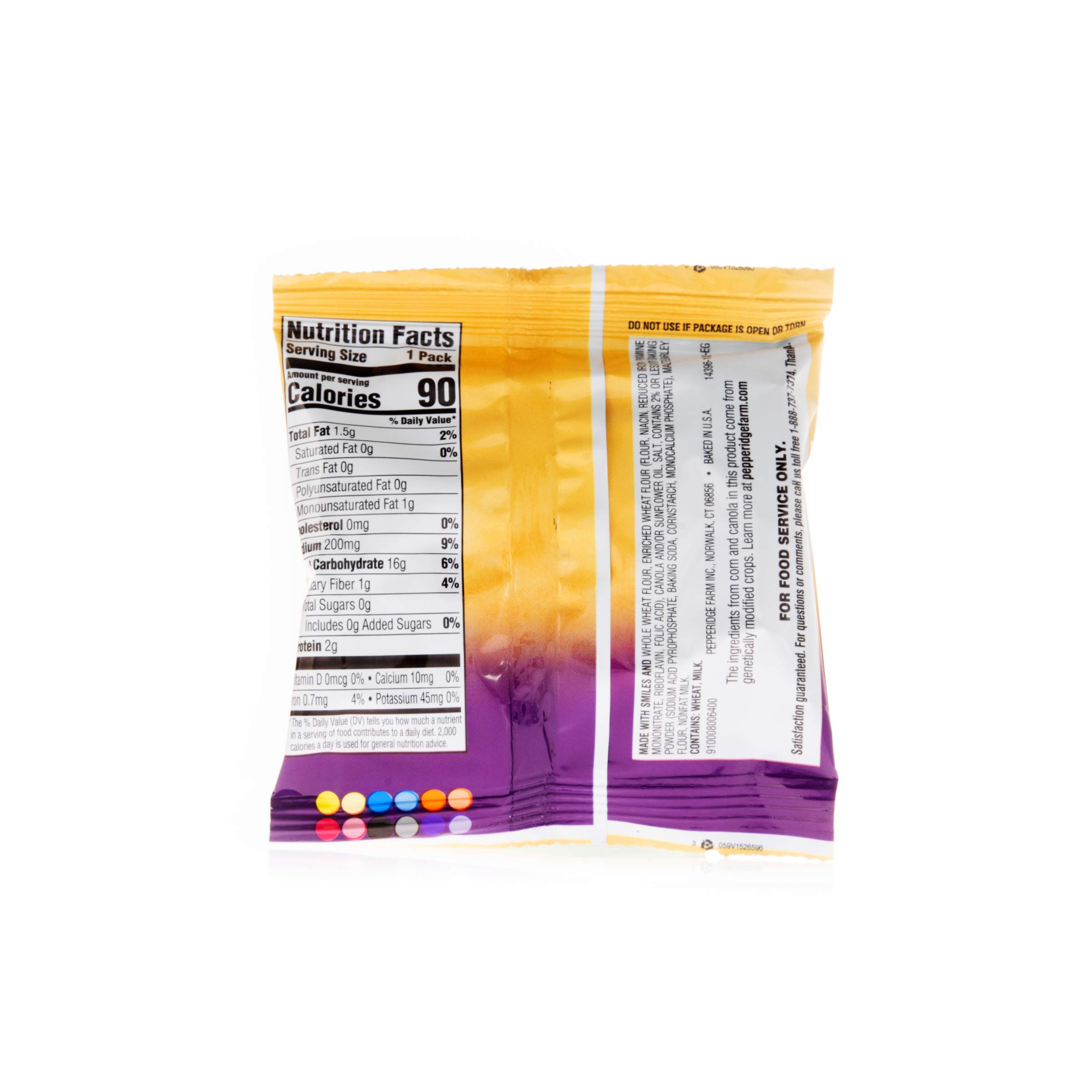 Pepperidge Farm Goldfish Whole Grain Snack Crackers, Pretzel, .75 Ounces, Pack of 300 3