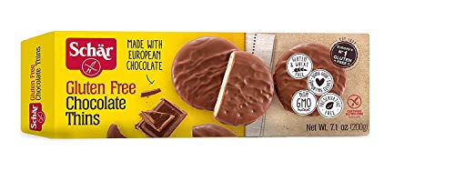 Schar Gluten Free Chocolate Thins, Pack of 6