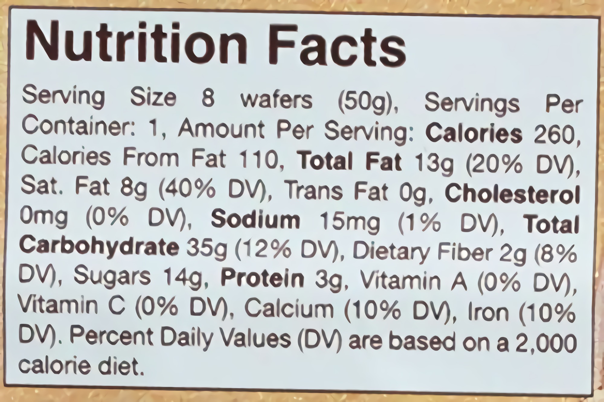 Schar Gluten Free Hazelnut Wafers, 1.8 oz., 20-Pack 6