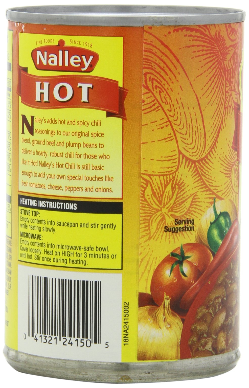 Nalley Hot Chili with Beans, 14-Ounce Cans (Pack of 8) 6
