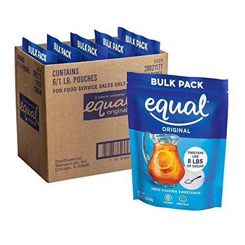 EQUAL 0 Calorie Sweetener, Granulated Sweetener, Sugar Substitute, Zero Calorie Sugar Alternative, Sugar Alternative, 1