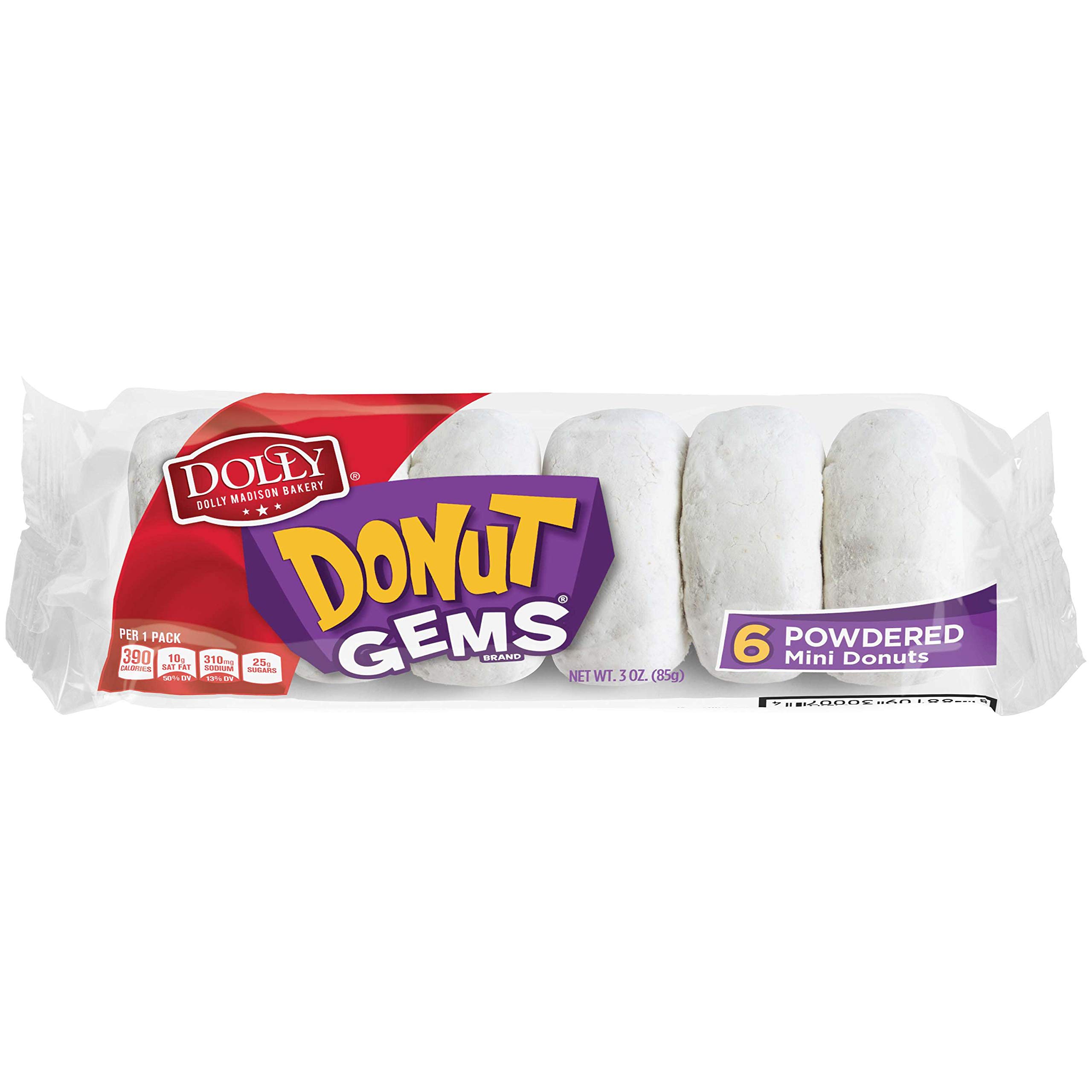 Dolly Madison Glazed Mini Donut Gems Mini Donuts Donettes Bulk Value Pack | 20 Packs (120 Donuts Total)) 5