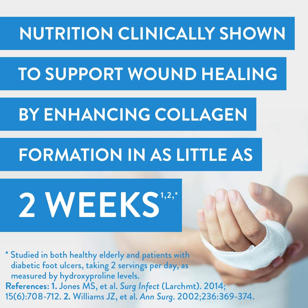 Juven Therapeutic Nutrition Drink Mix Powder for Wound Healing Support, Includes Collagen Protein, Orange, 30 Count 4