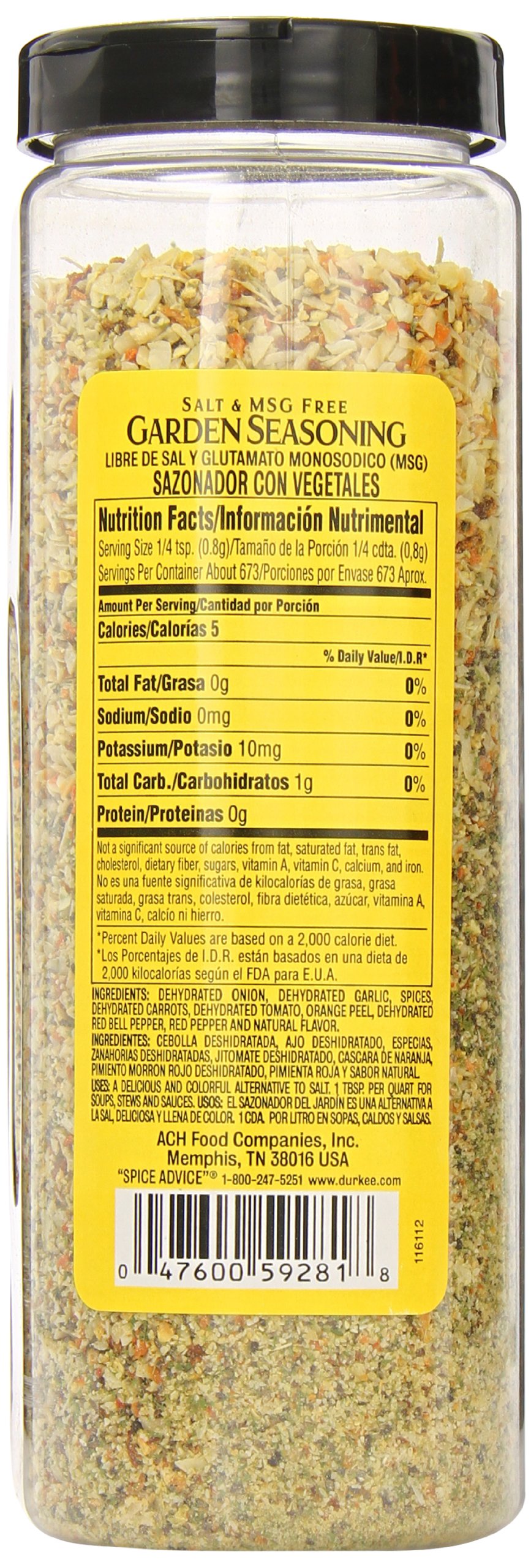 Durkee Garden Seasoning Salt Free, 19-Ounce Containers (Pack of 2) 3