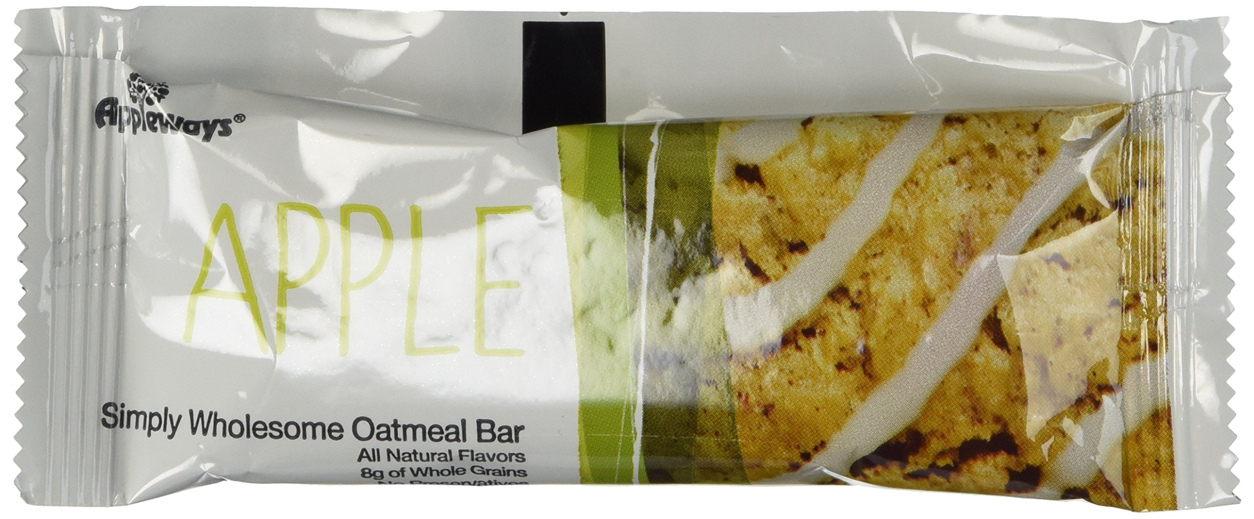 Appleways Apple Oatmeal Bar School Snacks | 1.2 Ounce | Pack of 72