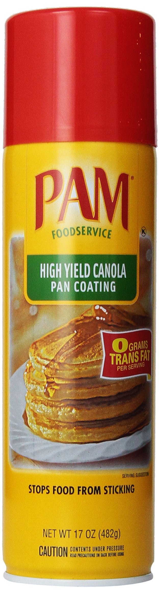 Pam High Yield Canola Pan Spray, 17 Ounce (Pack of 6) 2