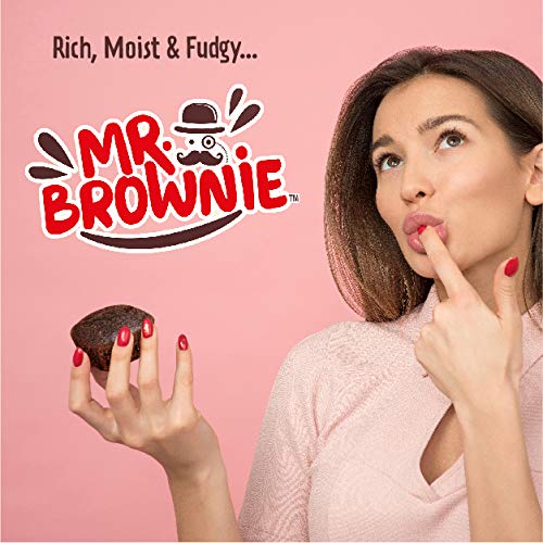 Mr. Brownie Chocolate Brownies | 8 Individually Wrapped Brownie Bites | Snack Packs for Kids & Adults | Real Belgian Chocolate 6
