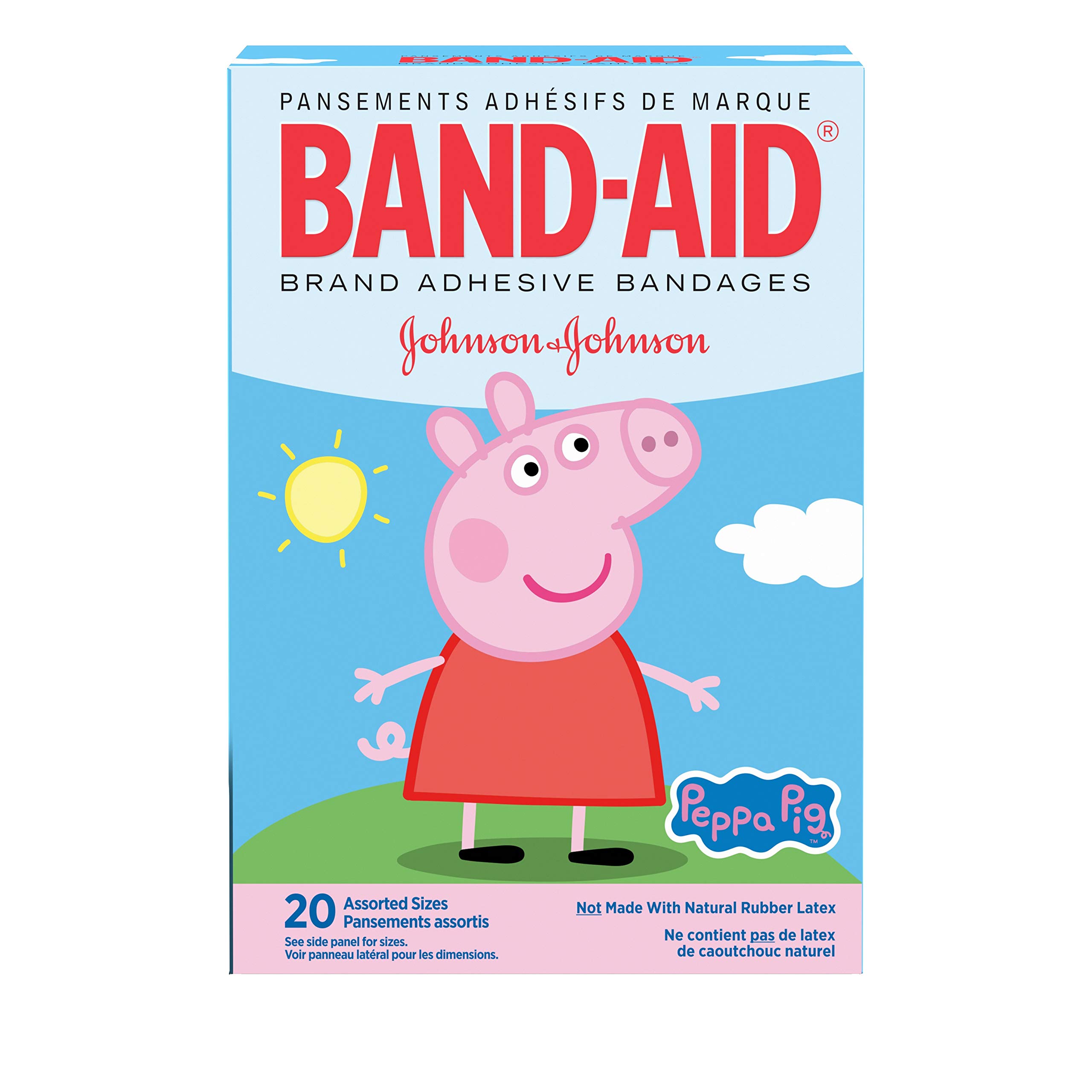 Band-aid Brand Adhesive Bandages, Peppa Pig, Assorted Sizes, 20 Count (Pack of 24) 2