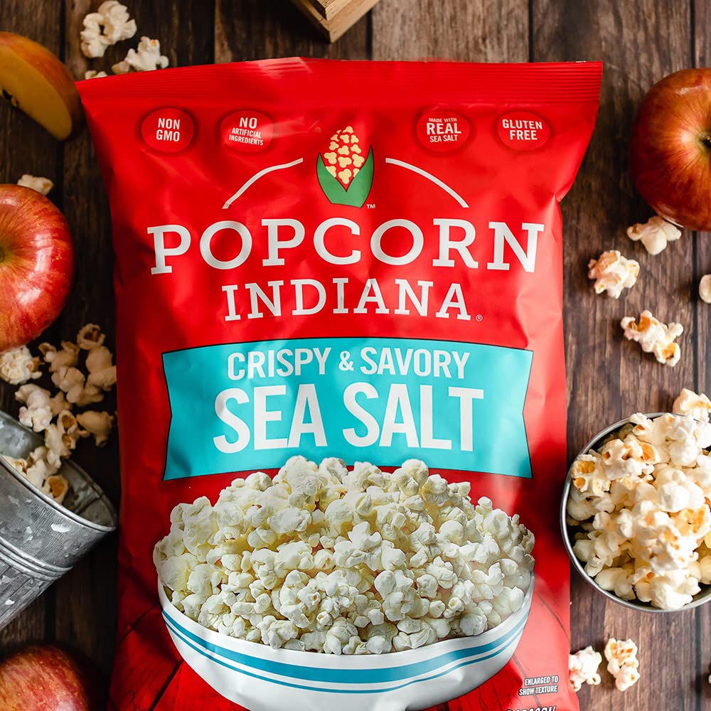Popcorn Indiana Sea Salt Popcorn - Family Count (12 Count - 4.75 Oz Each) 3