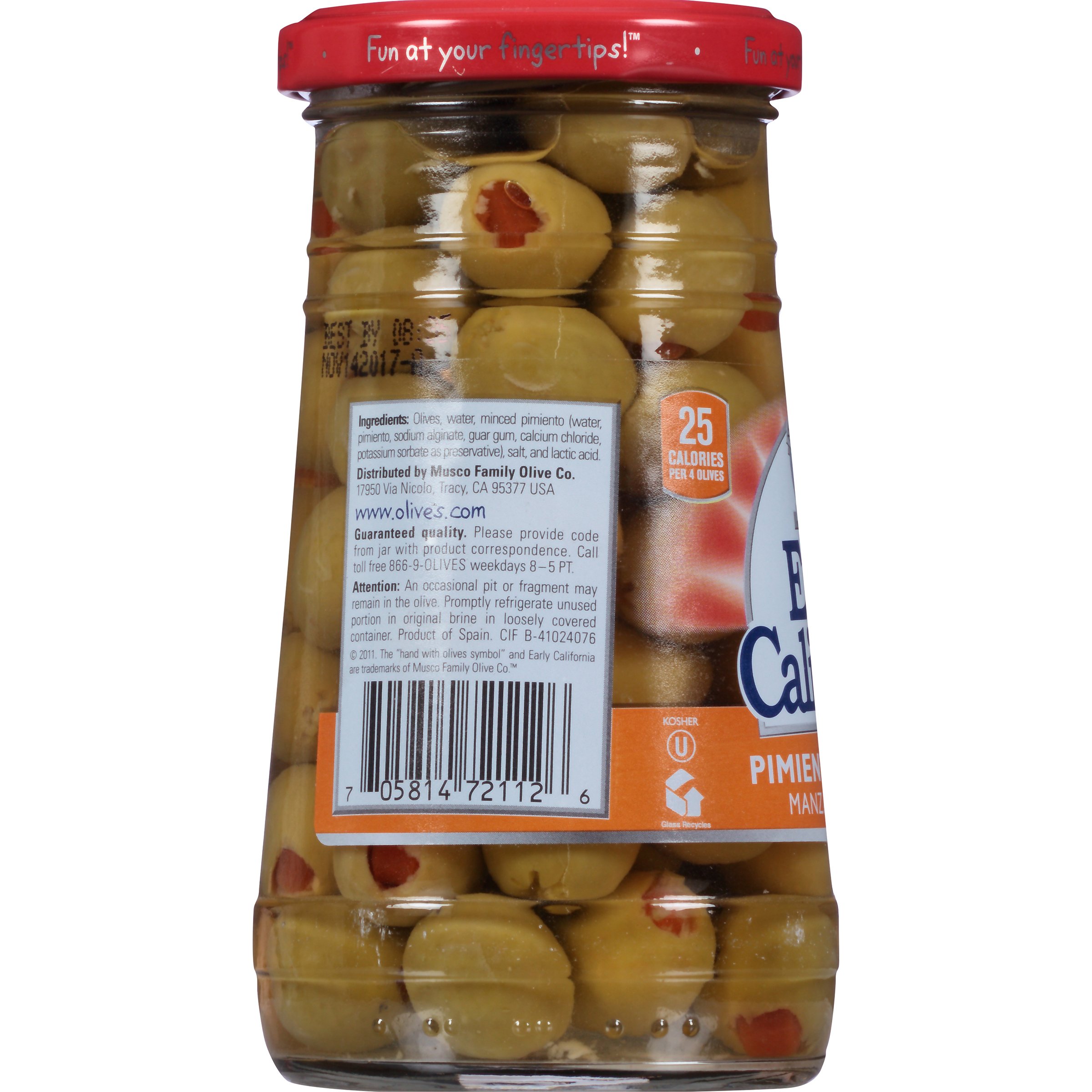 EARLY CALIFORNIA Discontinued by Manufacturer, Pimiento Stuffed, Manzanilla Olives, 5.75 Oz, 6.2 Count 5
