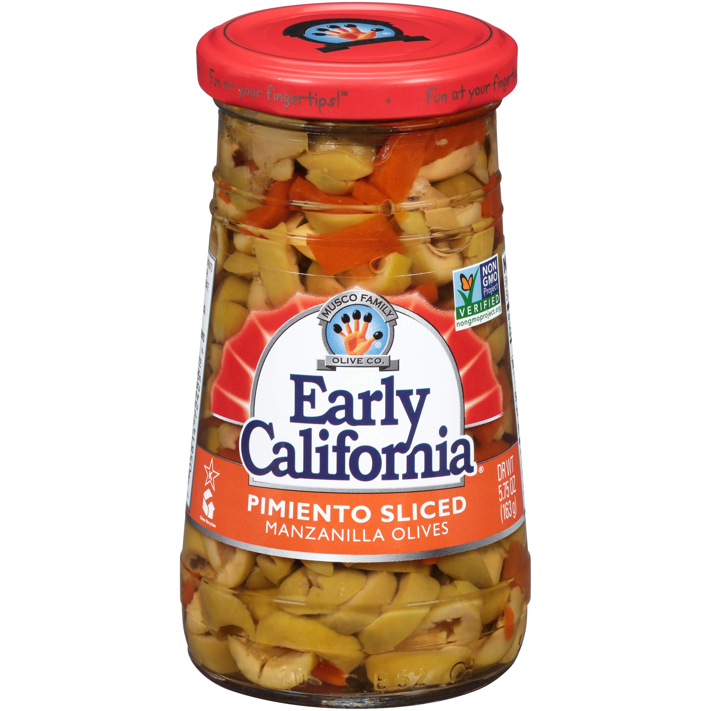EARLY CALIFORNIA Manzanilla Olives, Pimiento Sliced, 5.75 Oz (Pack of 6)