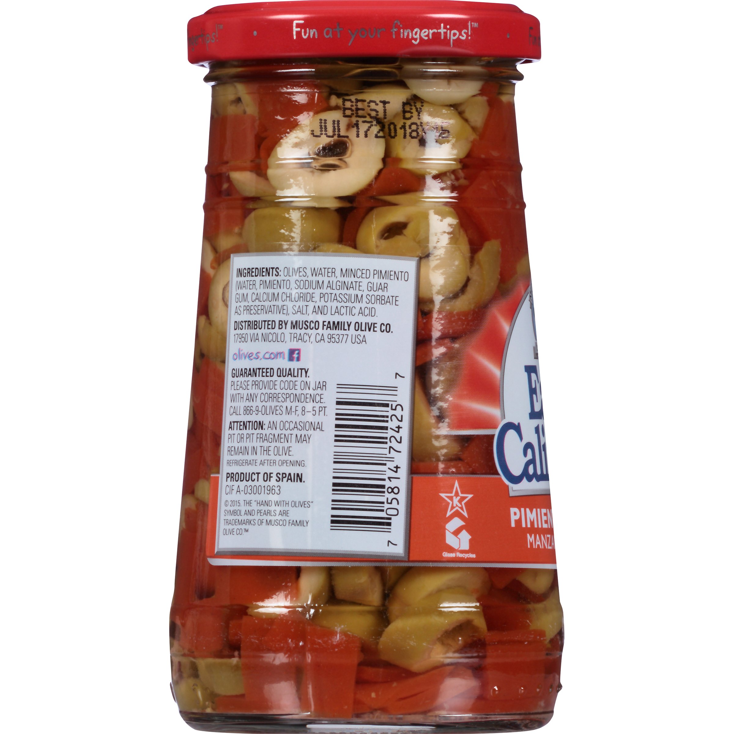 EARLY CALIFORNIA Manzanilla Olives, Pimiento Sliced, 5.75 Oz (Pack of 6) 5