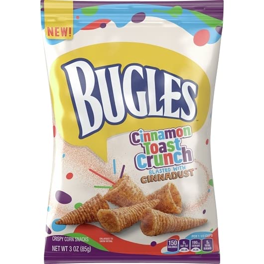 Bugles Cinnamon Toast Crunch (Churro), 3-Ounce Bags (Pack of 6) 2